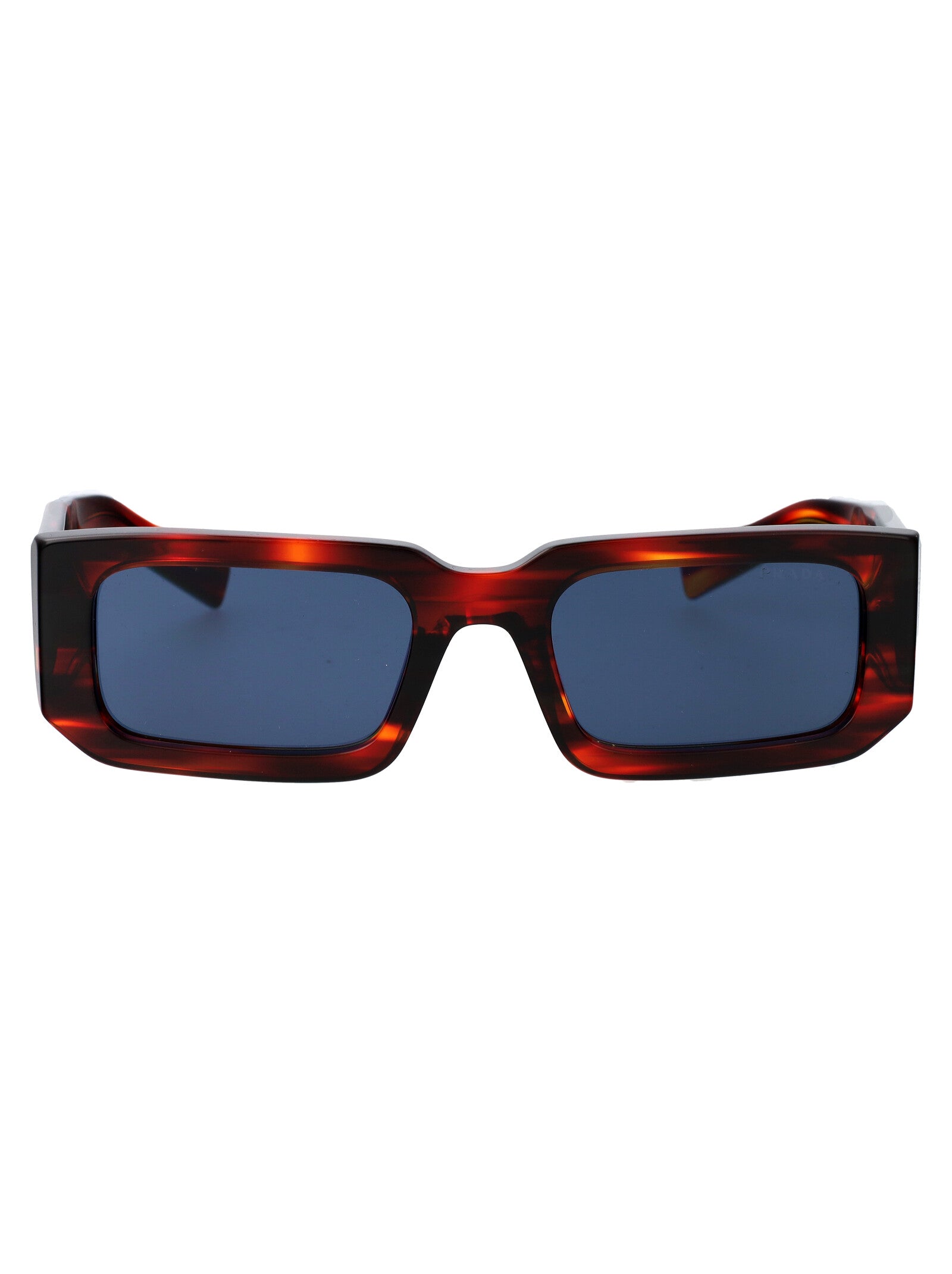 PRADA Striped Radica Acetate Sunglasses for Women
