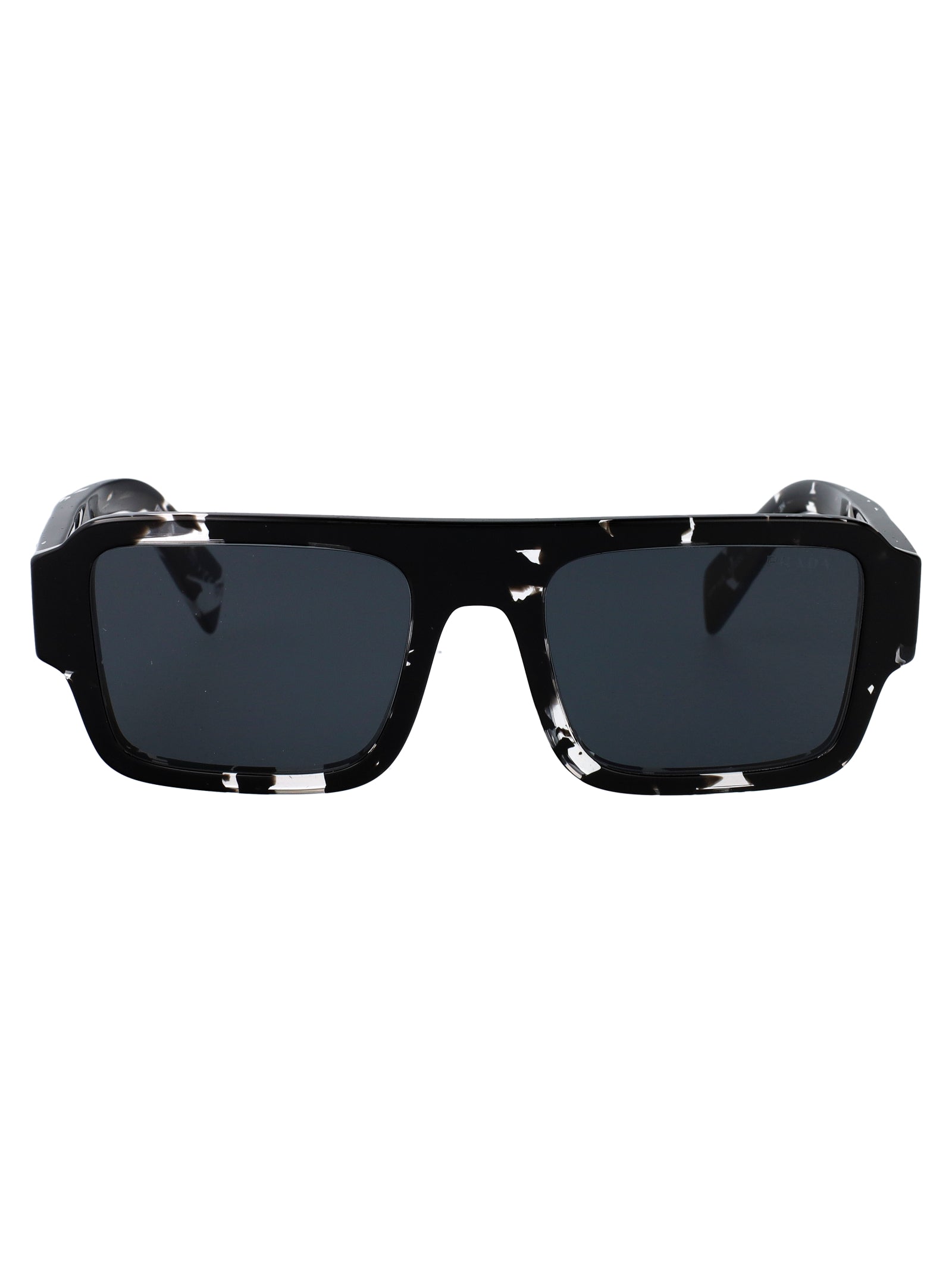 PRADA Tortoise Black Crystal Acetate Sunglasses