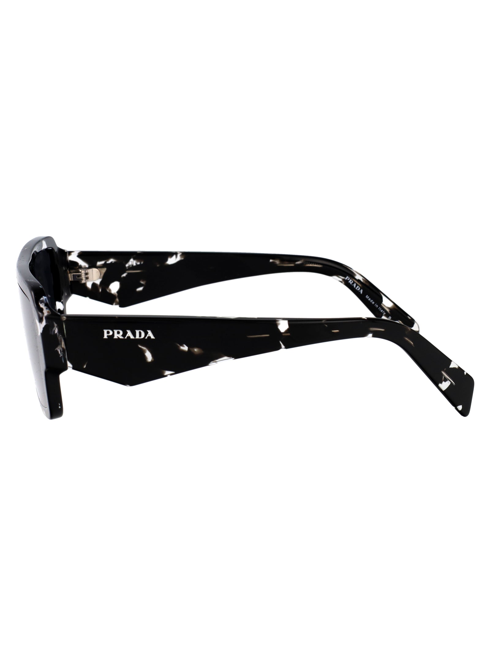PRADA Tortoise Black Crystal Acetate Sunglasses