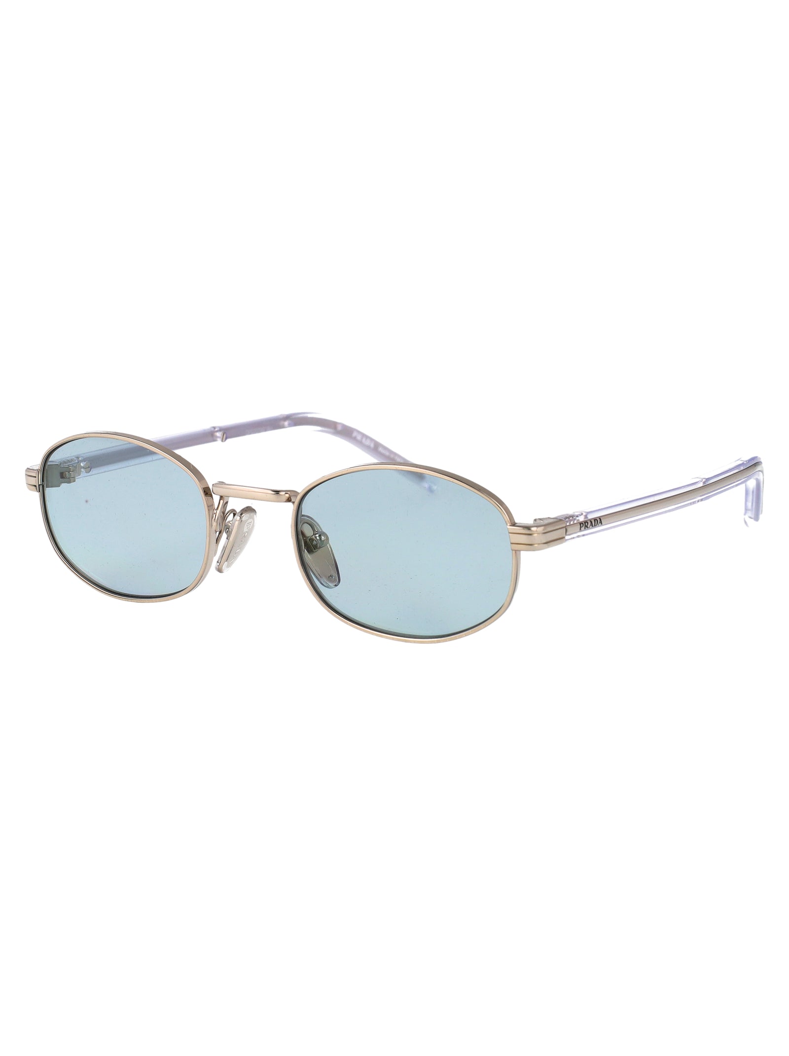 PRADA Elegant Steel Sunglasses for Women