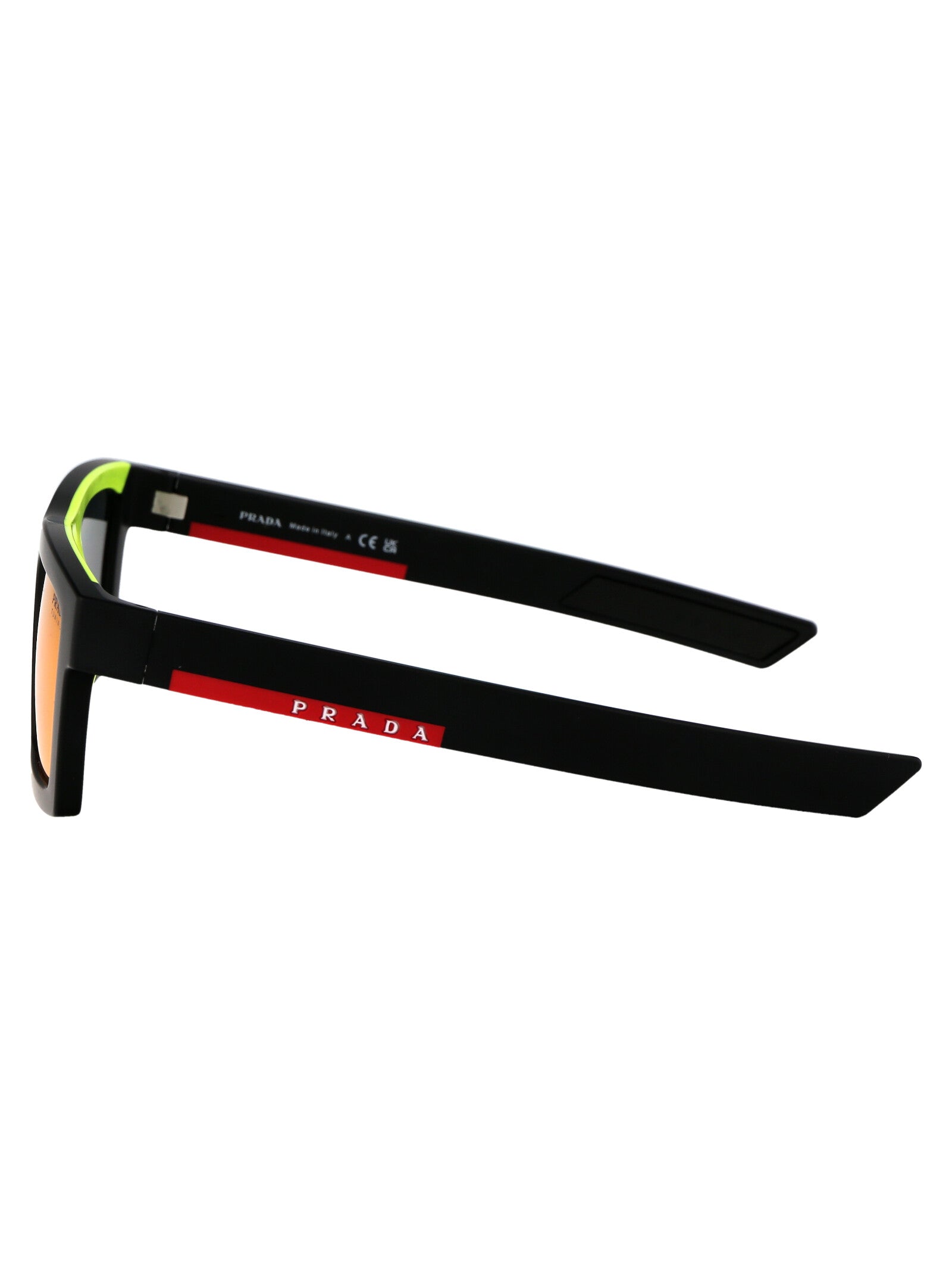 PRADA LINEA ROSSA Injected Matte Black Women's Sunglasses