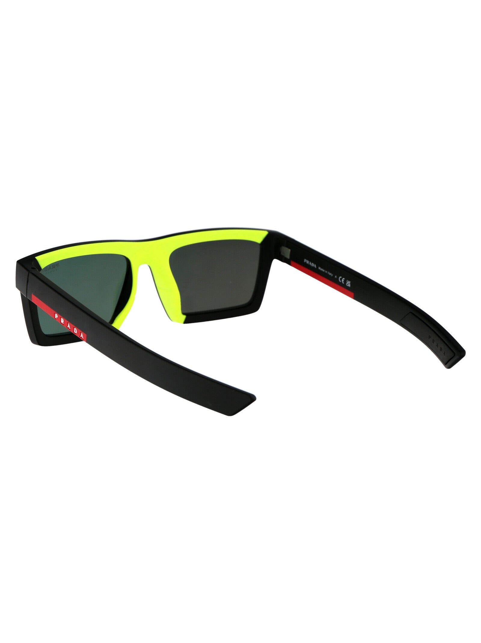 PRADA LINEA ROSSA Injected Matte Black Women's Sunglasses