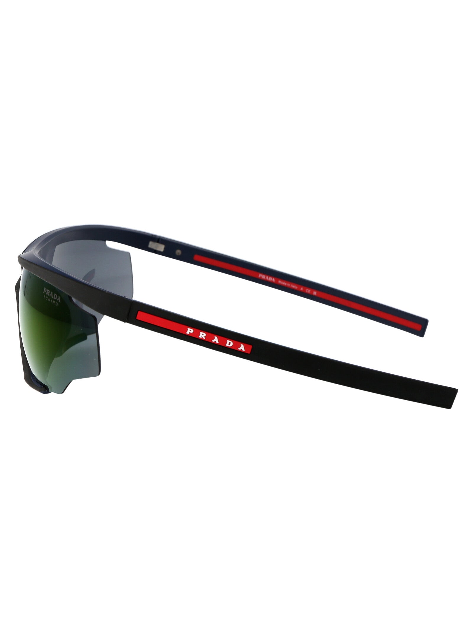 PRADA LINEA ROSSA Rubber Injected Sunglasses for Men - SS25 Collection