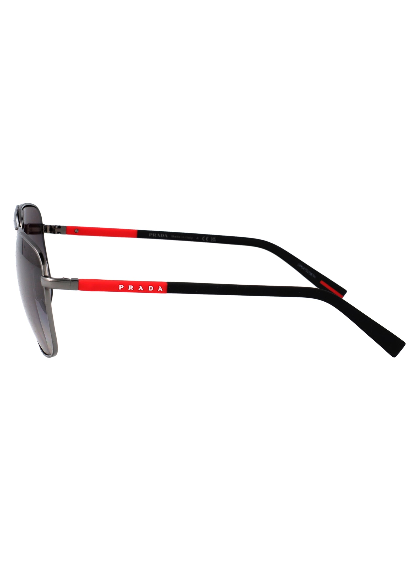PRADA LINEA ROSSA Men's Steel Sunglasses - Modern Design, SLEEK Style