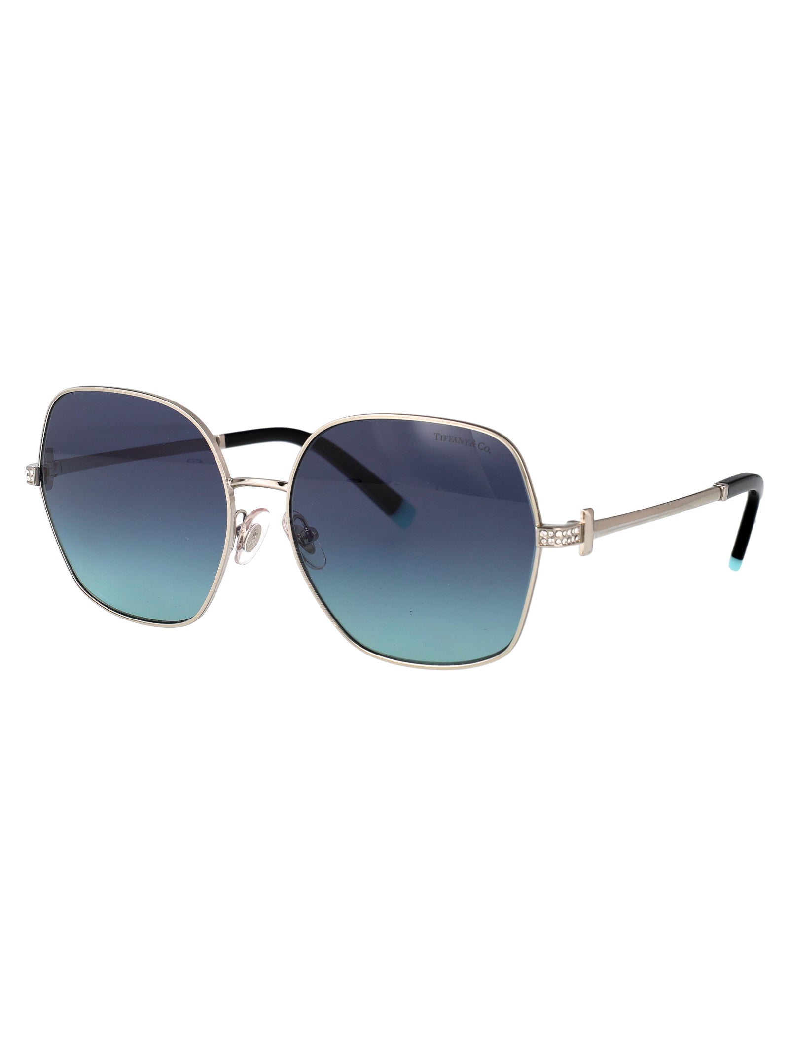 TIFFANY & CO Elegant Steel Sunglasses for Women