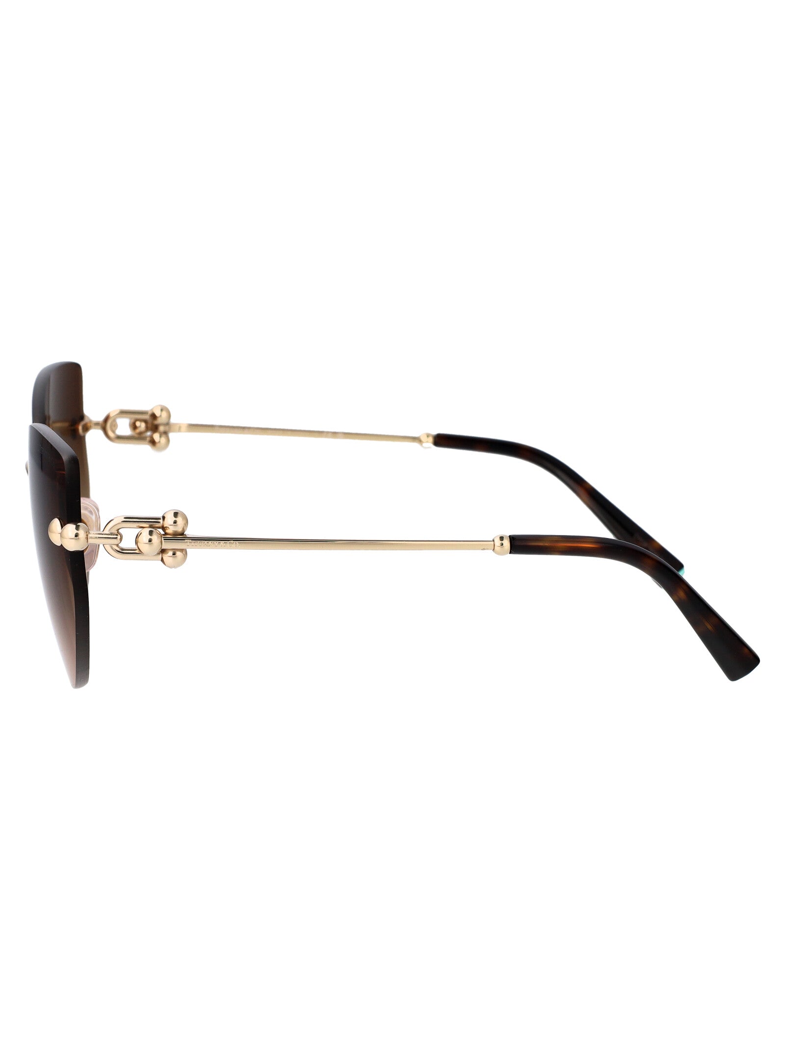 TIFFANY & CO Elegant Metal Sunglasses for Women