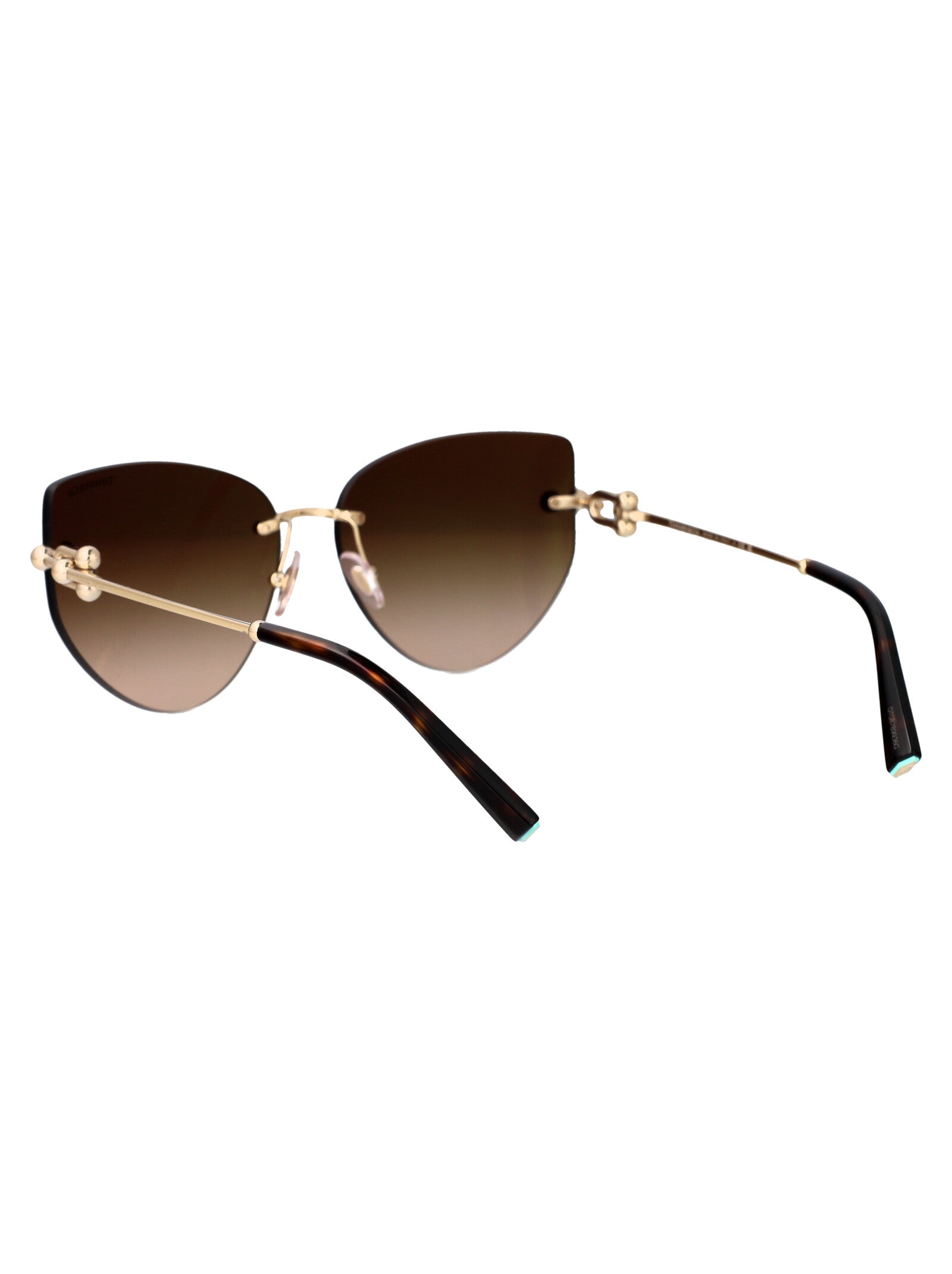 TIFFANY & CO Elegant Metal Sunglasses for Women