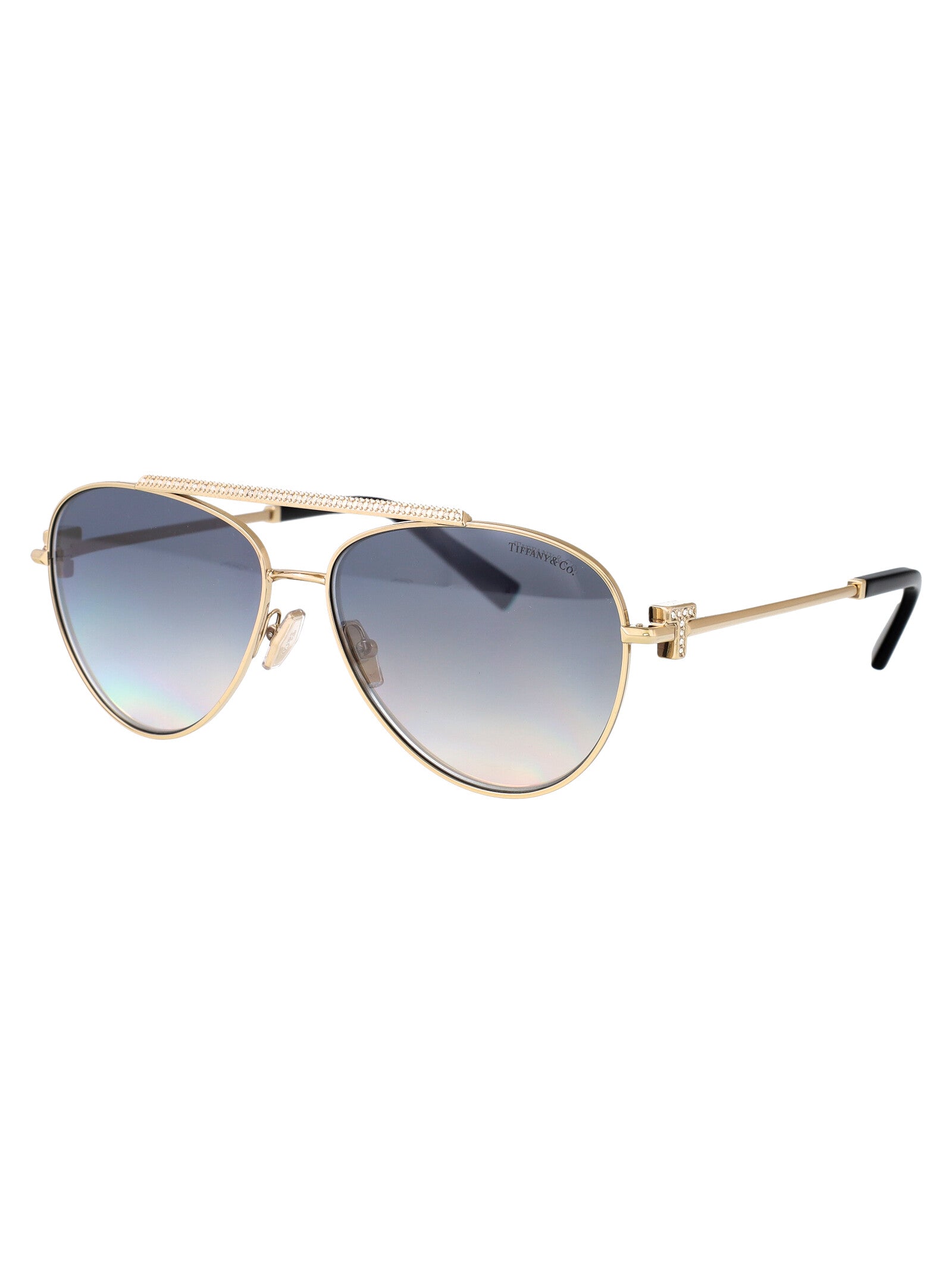 TIFFANY & CO Elegant Steel Sunglasses for Women