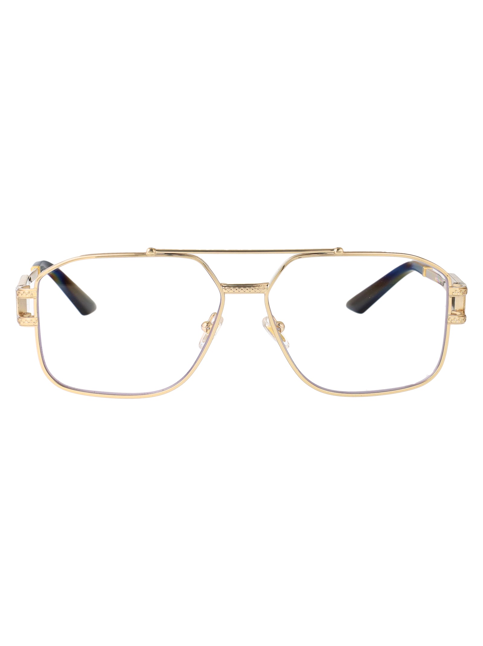 VERSACE Stylish Steel Optical Glasses for Men - SS25 Collection