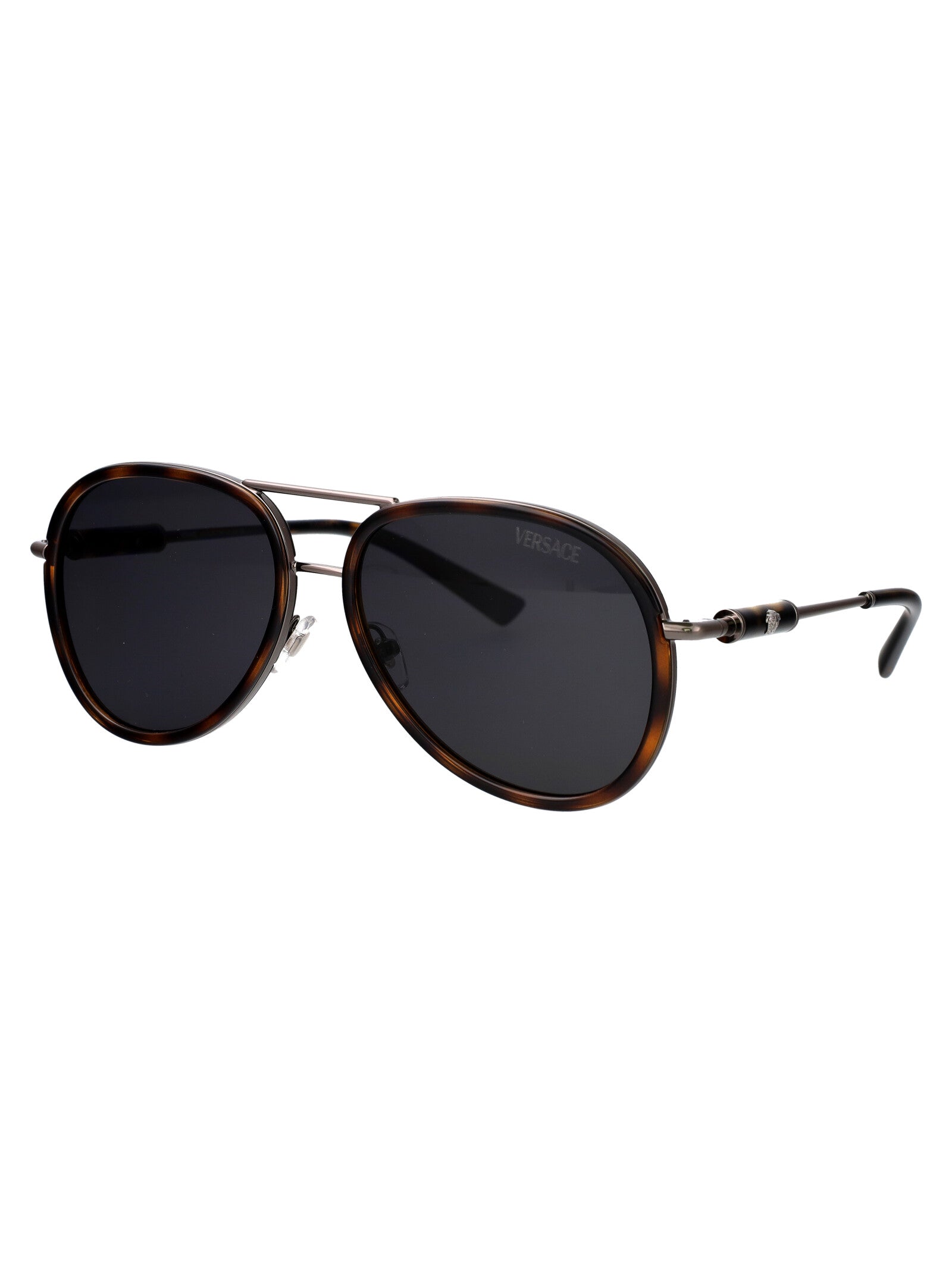 VERSACE Metal Frame Sunglasses for All Seasons