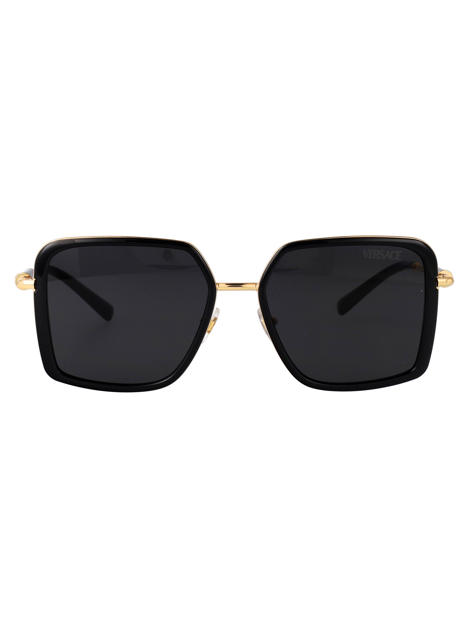 VERSACE Elegant Metal Sunglasses for Women - SS25 Edition