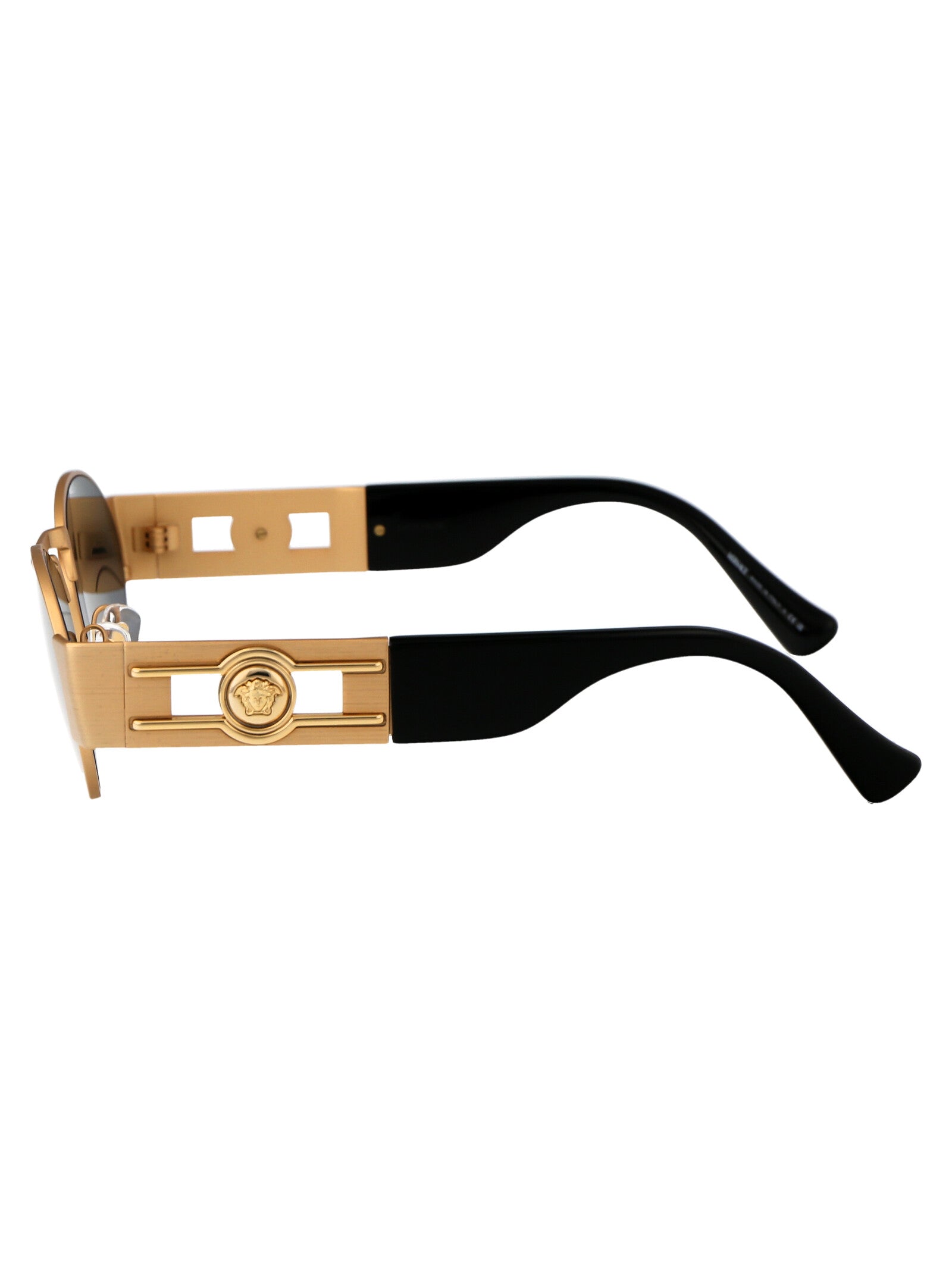 VERSACE Matte Gold Steel Sunglasses