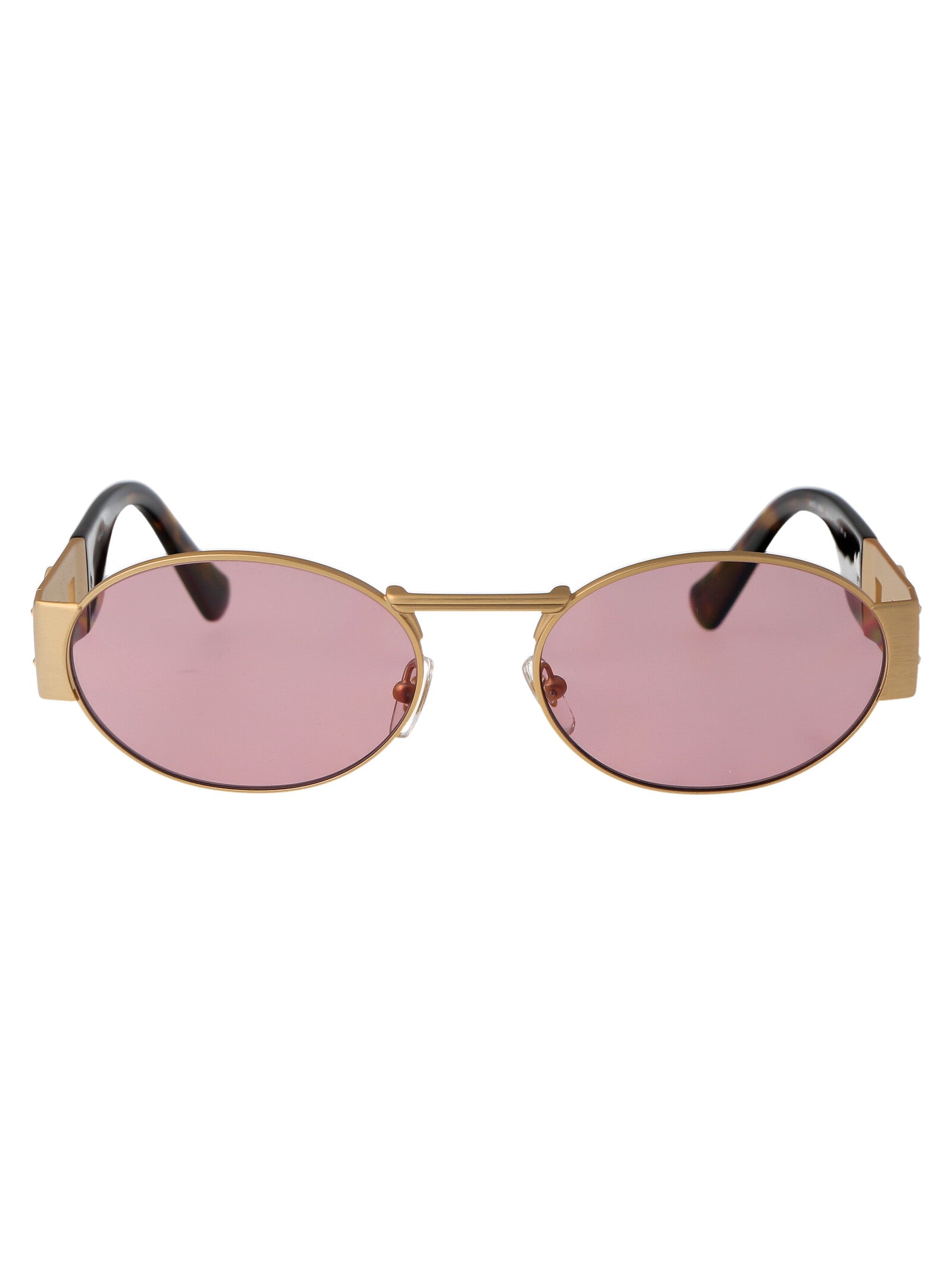 VERSACE Unisex Matte Gold Metal Sunglasses - Spring/Summer 2025