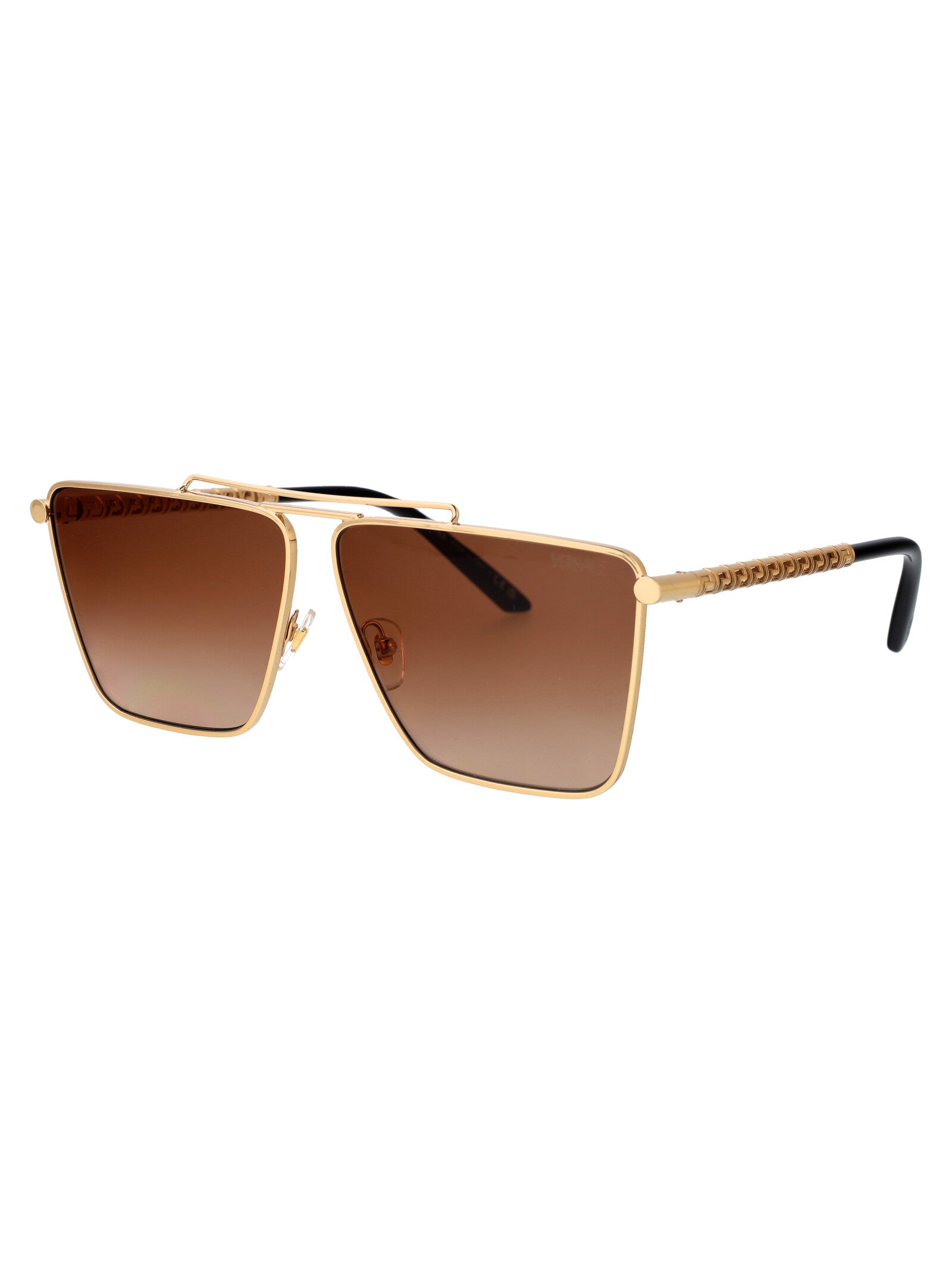 VERSACE Chic Metal Sunglasses for Women