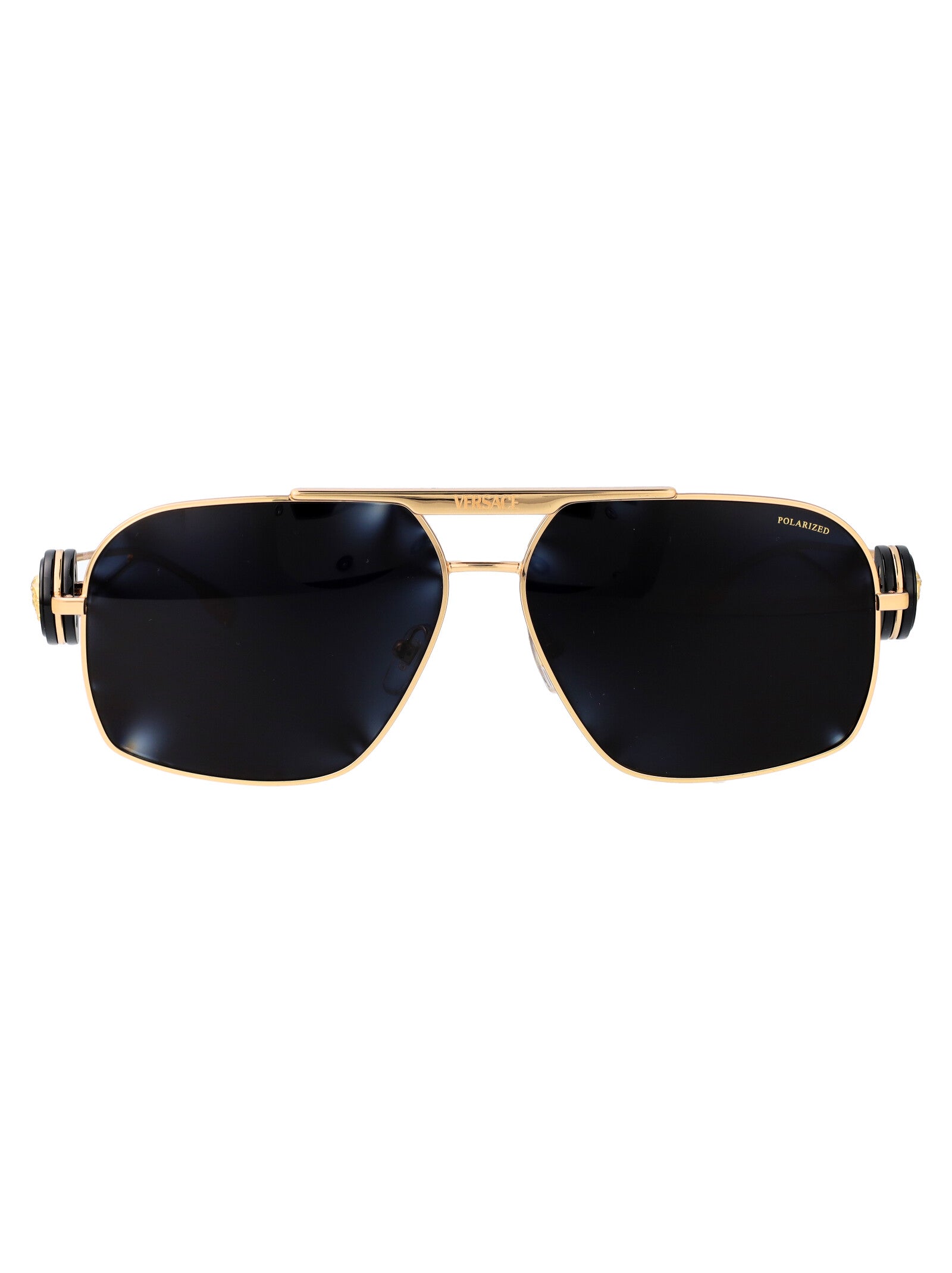 VERSACE Steel Frame Sunglasses for Men - SS25 Collection