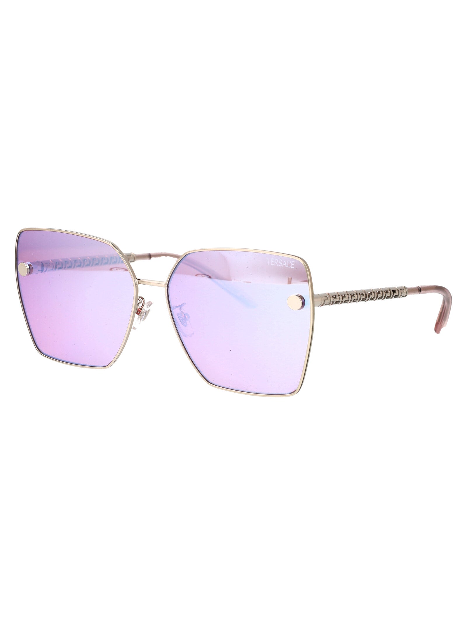 VERSACE Sleek Metal Sunglasses for Women