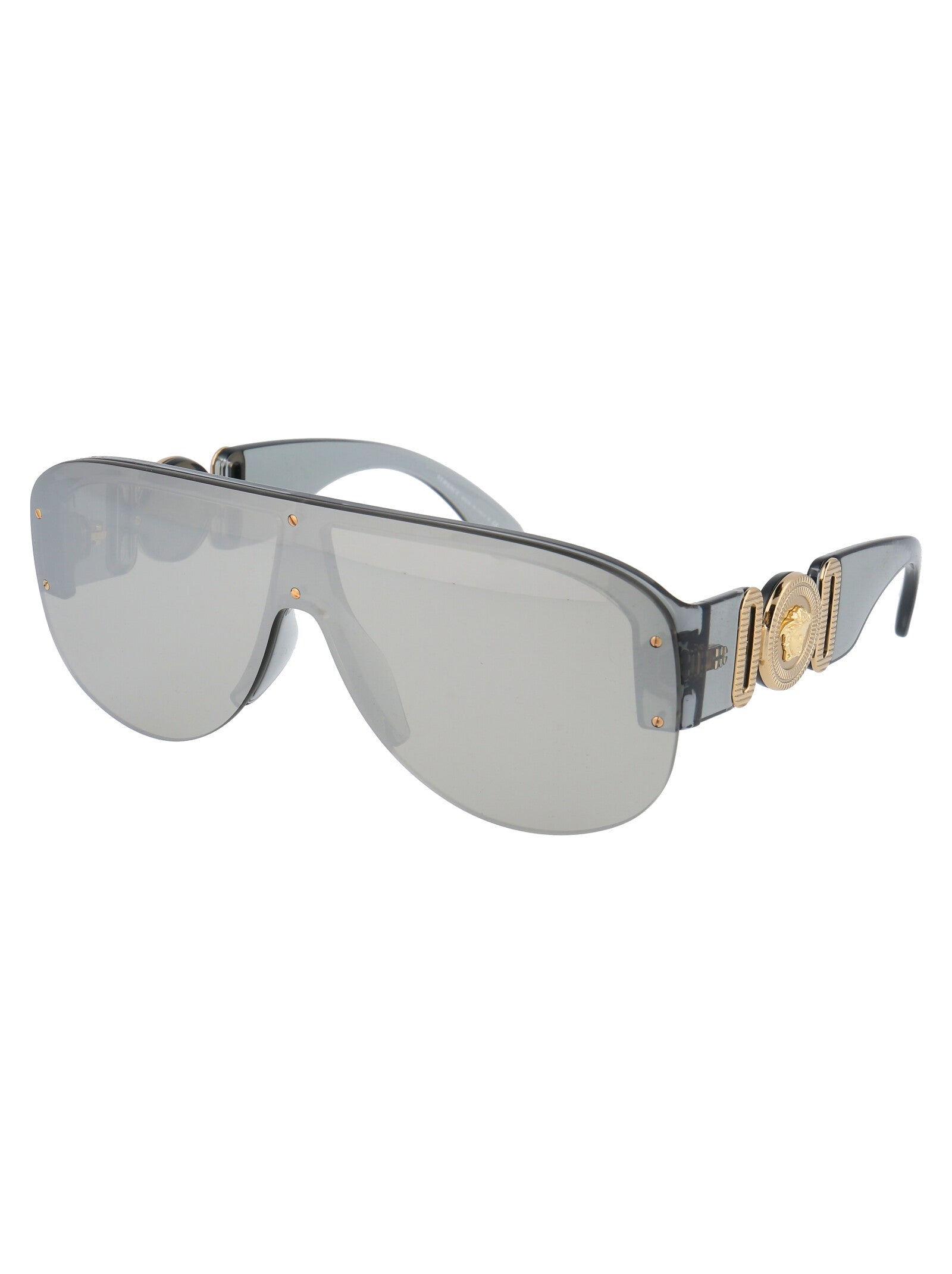 VERSACE Men's Transparent Nylon Sunglasses