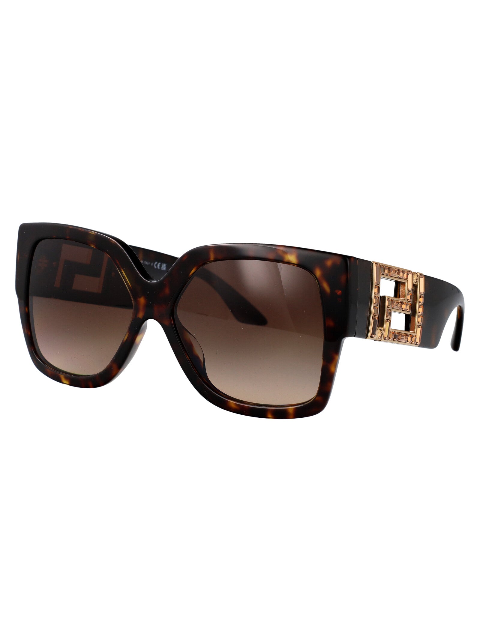 VERSACE Chic Acetate Havana Sunglasses for Women