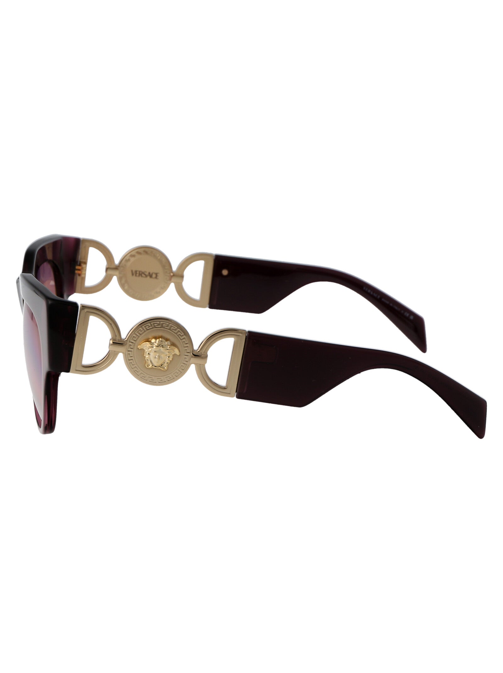 VERSACE Transparent Acetate Sunglasses for Women