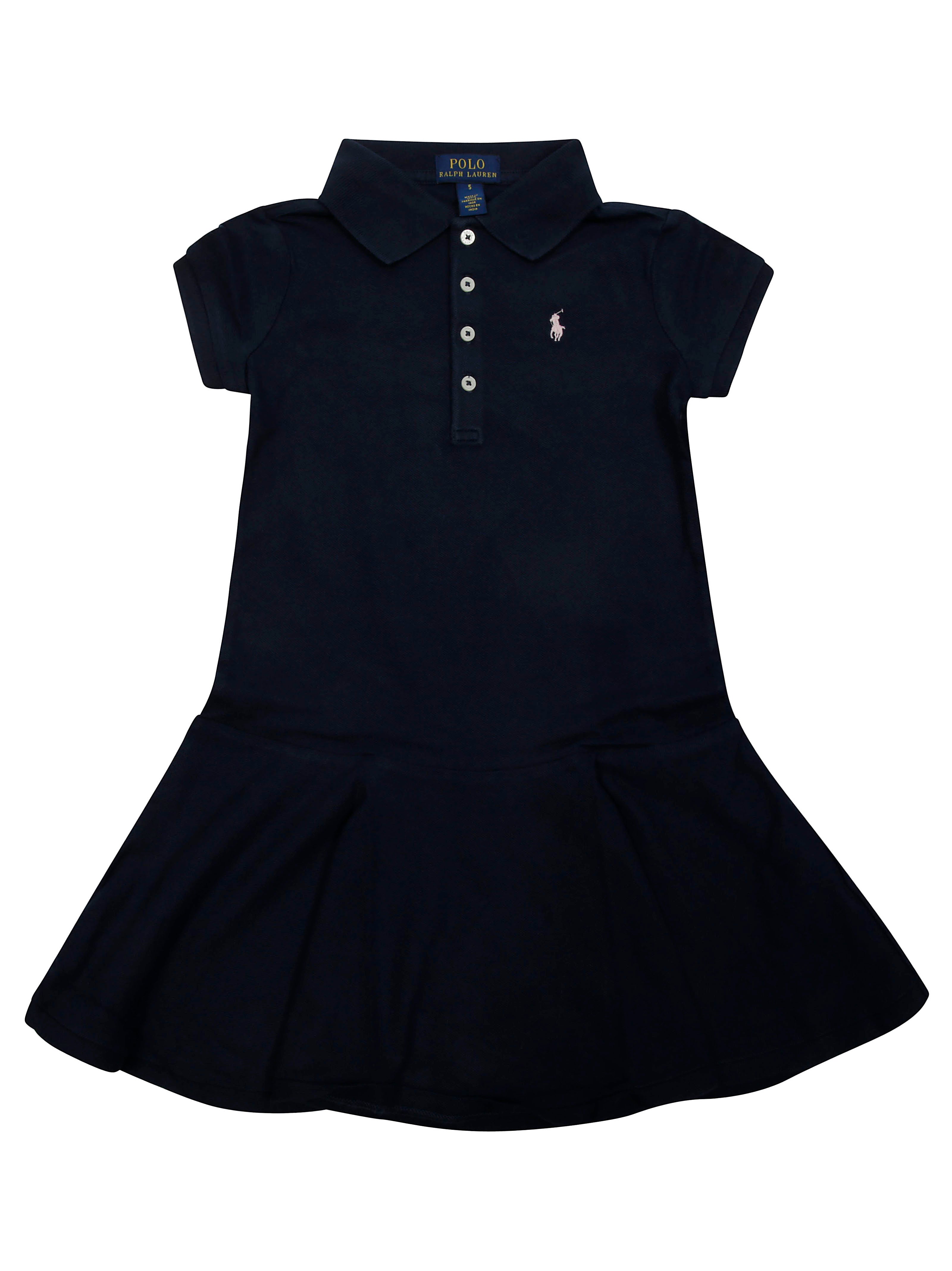 POLO RALPH LAUREN Polo Dress with Pleated Skirt and Embroidered Logo