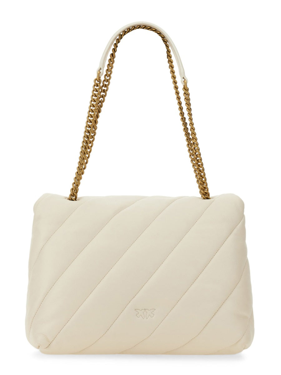 PINKO Big Love Puff Maxi Quilt Handbag
