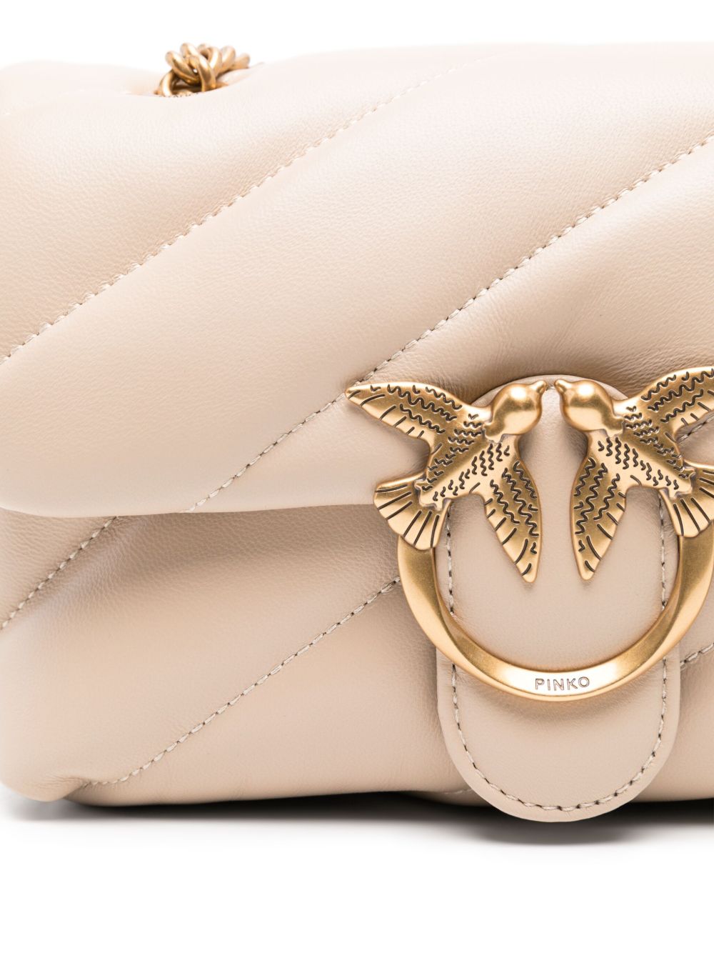 PINKO Mini Leather Crossbody Handbag