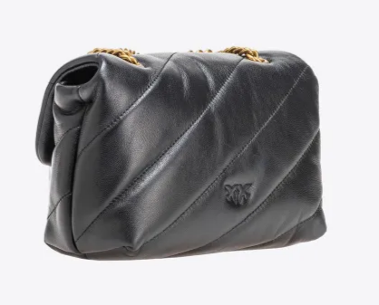 PINKO Stylish and Versatile Handbag with Love Birds Buckle