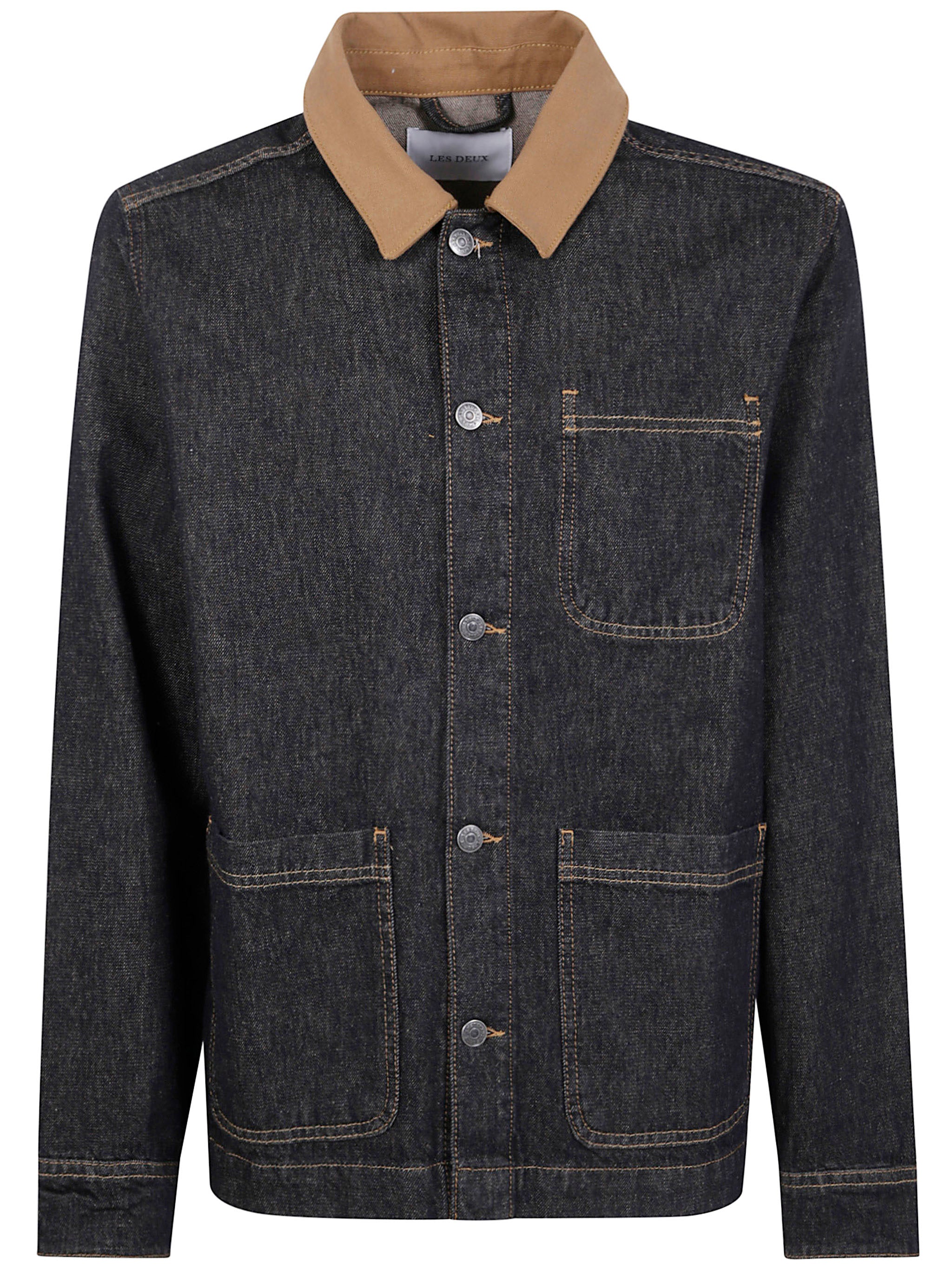 LES DEUX Men's Denim Overshirt - FW25