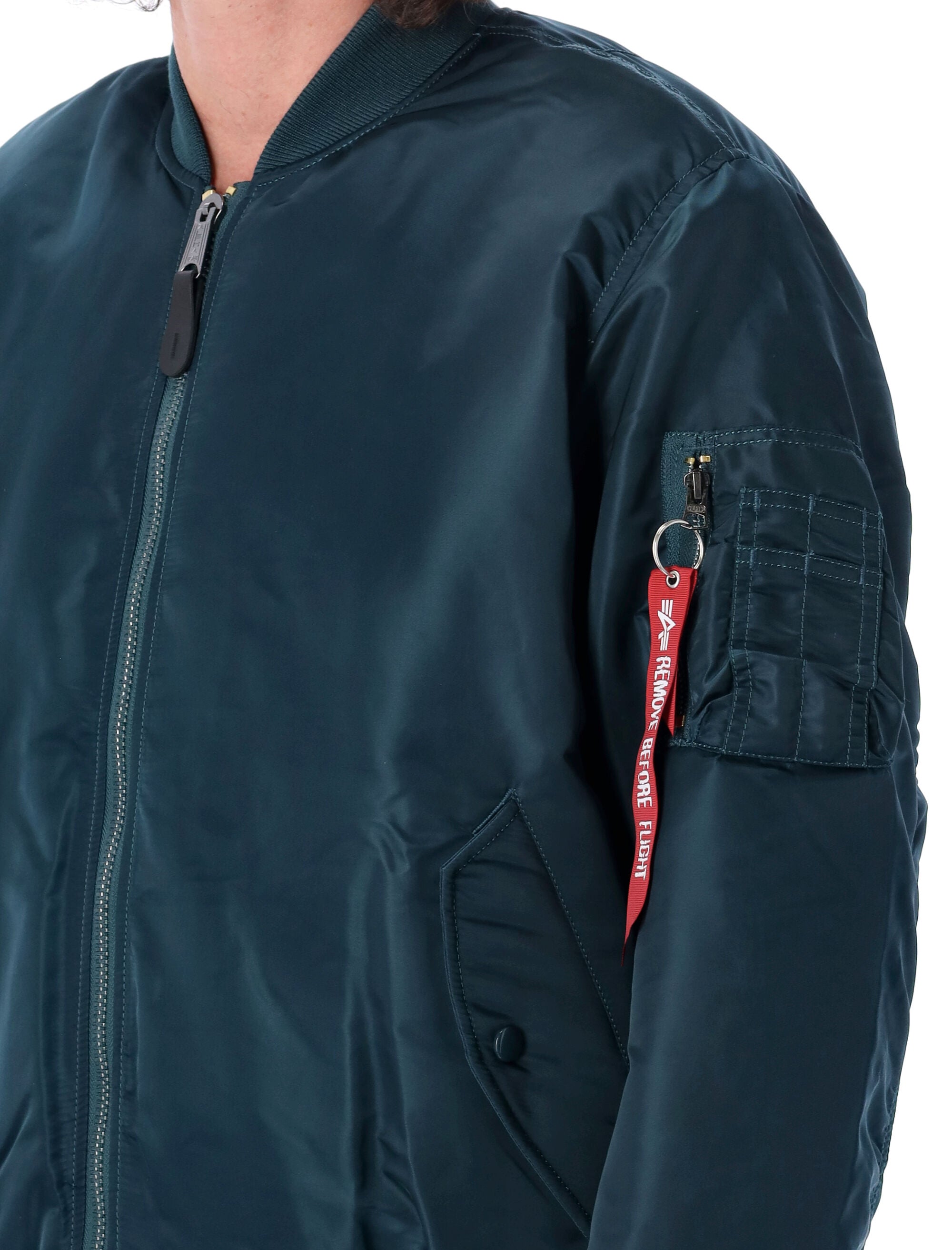 ALPHA INDUSTRIES Reversible Oversized Bomber Jacket - Size L