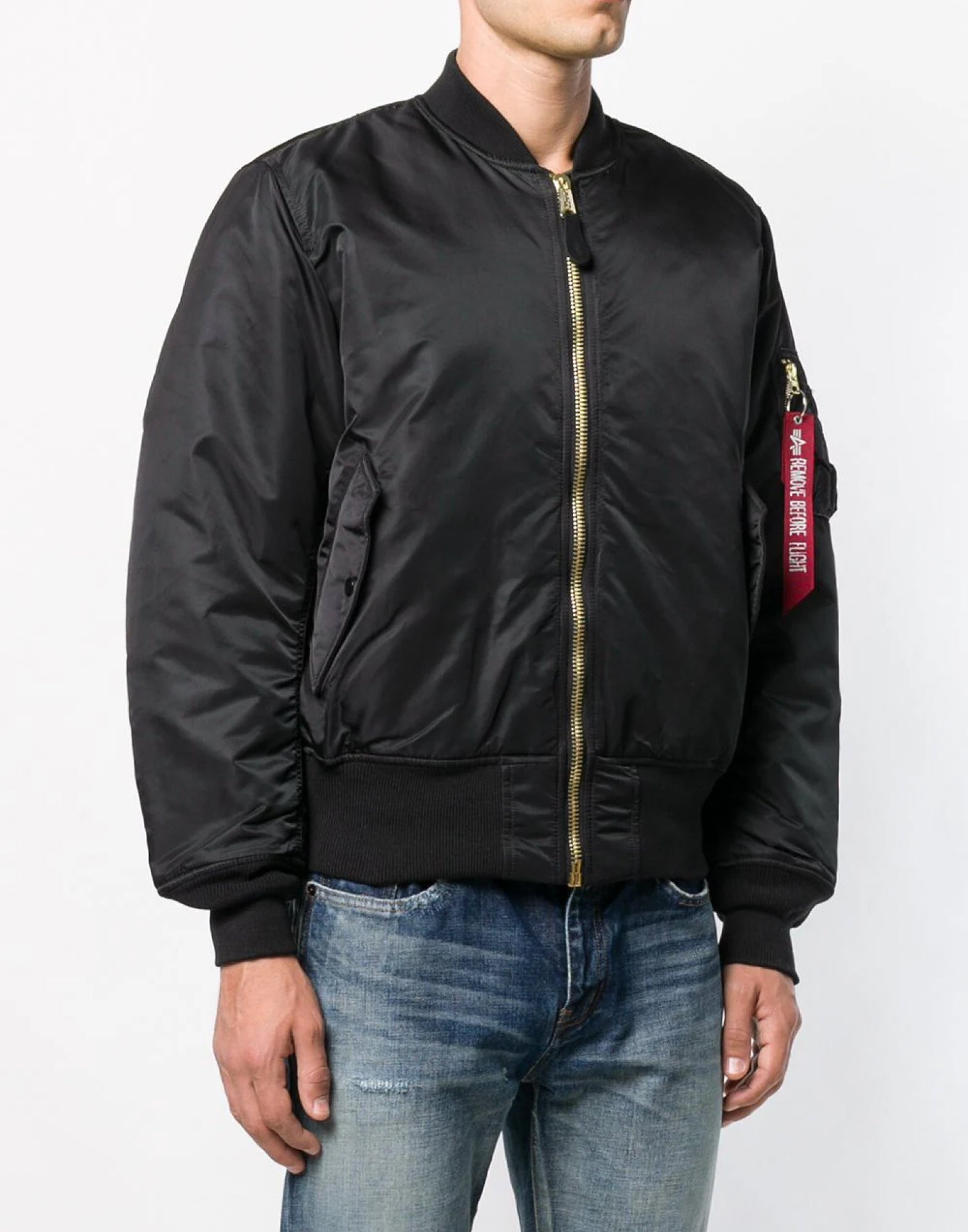 ALPHA INDUSTRIES Reversible Oversized Bomber Jacket for Men