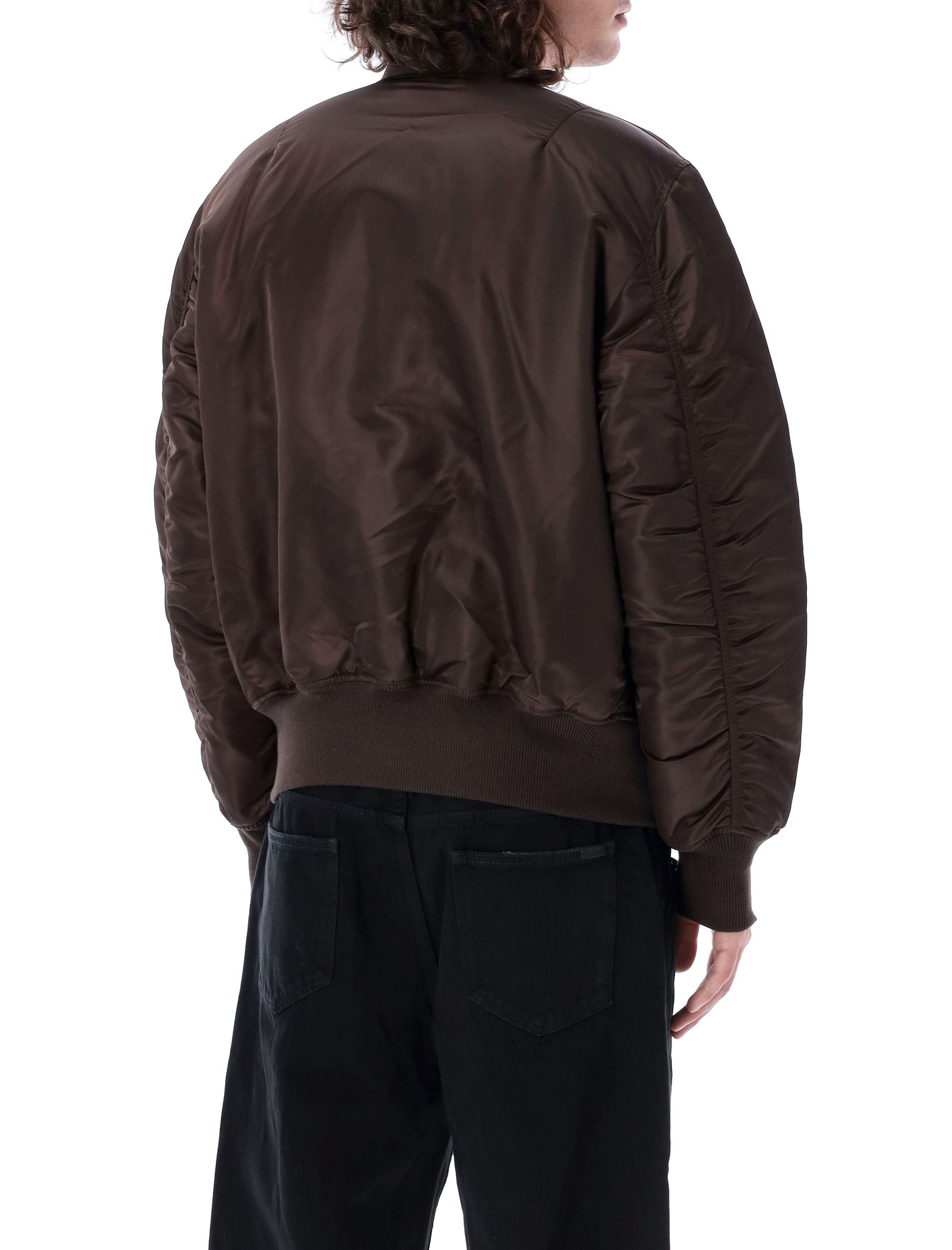 ALPHA INDUSTRIES Men's Oversized Reversible Bomber Jacket - Size L