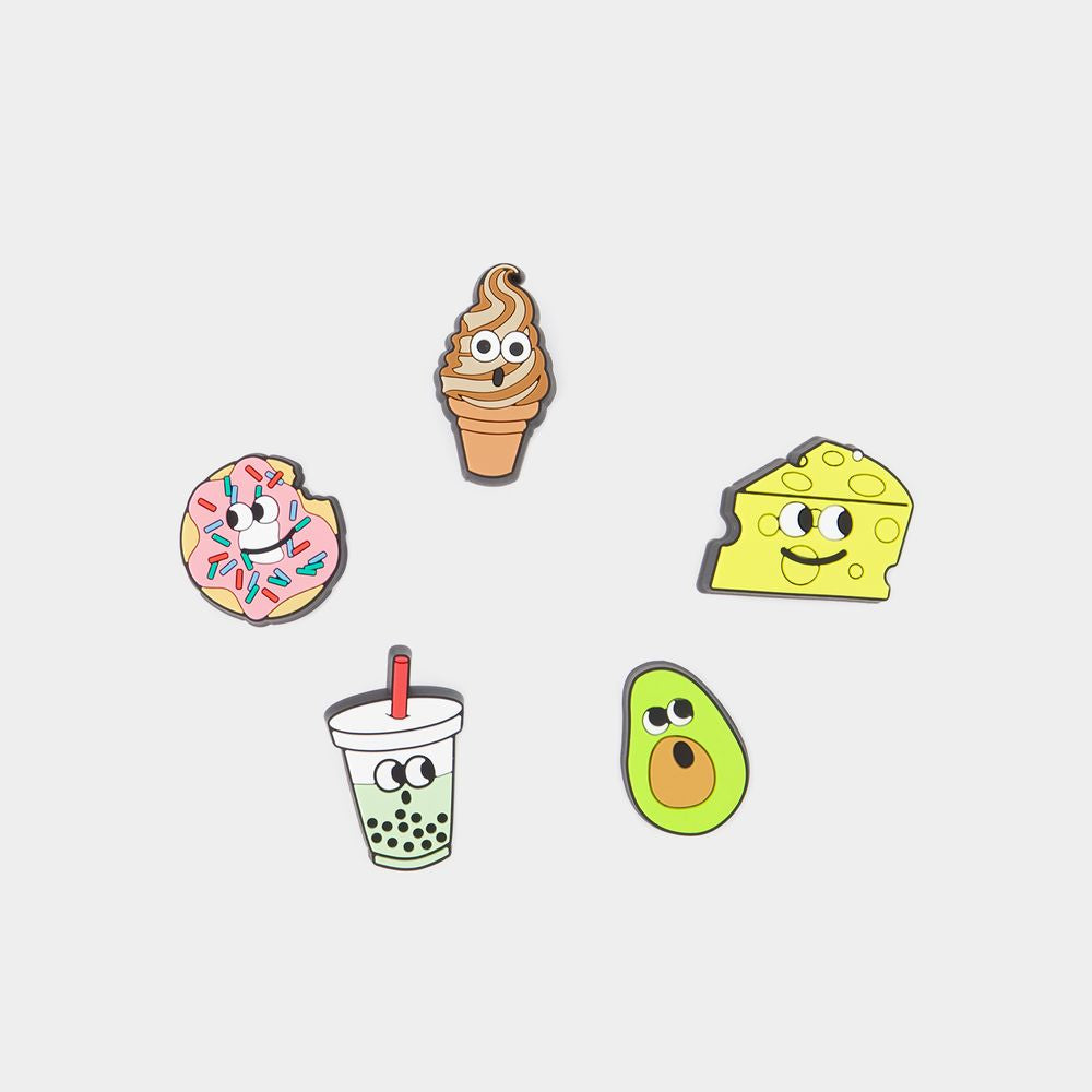 CROCS Mini Lights Up Food Friends 5 Pack Jibbitz Accessories