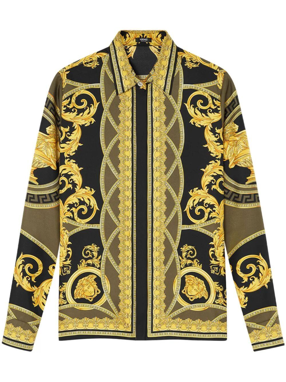 VERSACE Printed Silk Shirt - FW24 Collection