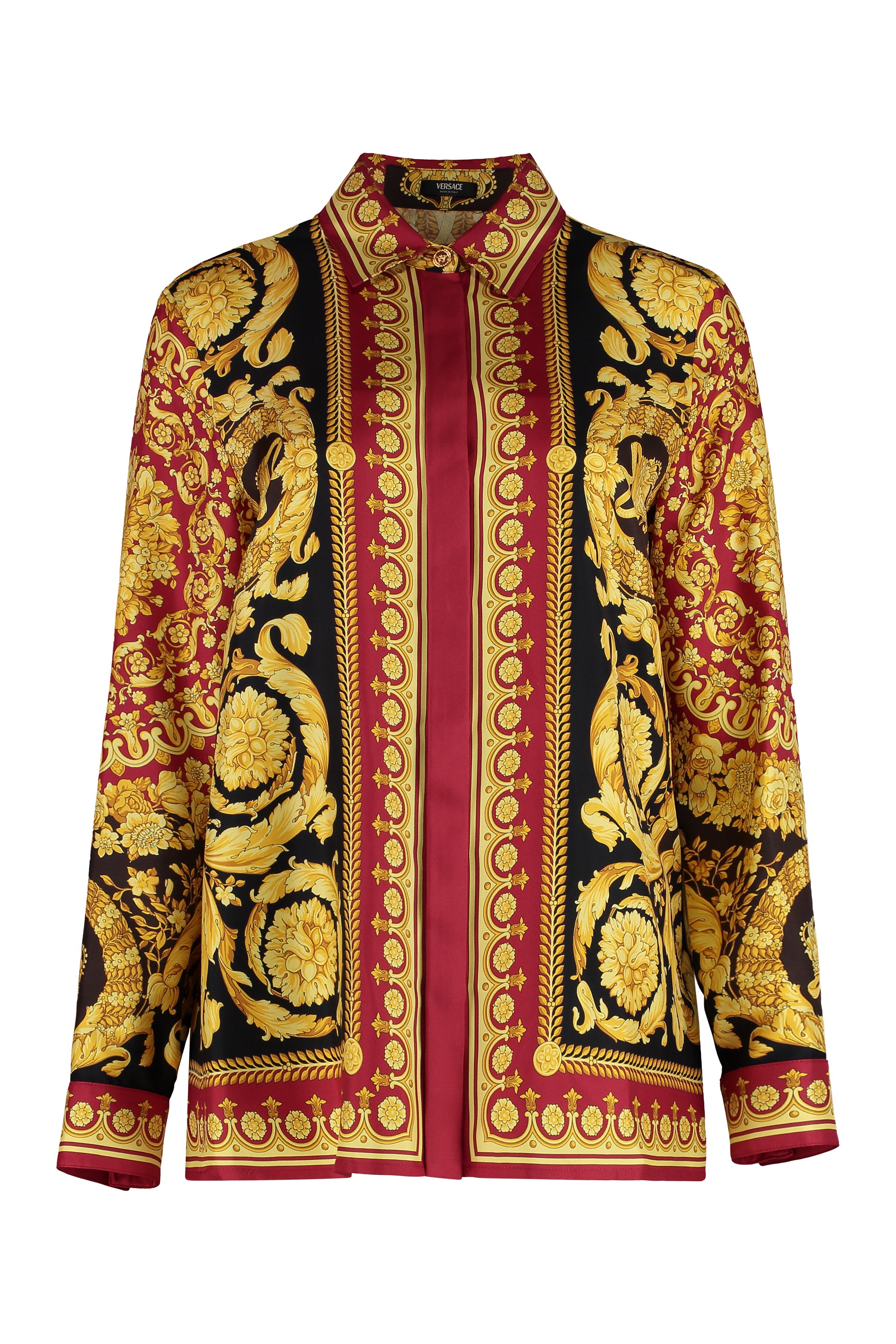 VERSACE Printed Silk Shirt for Women
