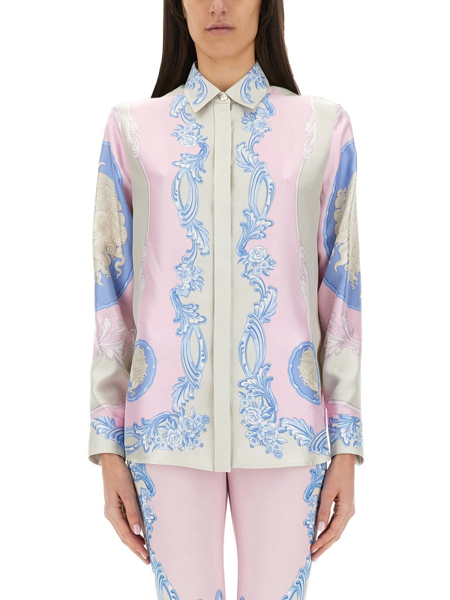 VERSACE Silk Shirt - Size 40 IT