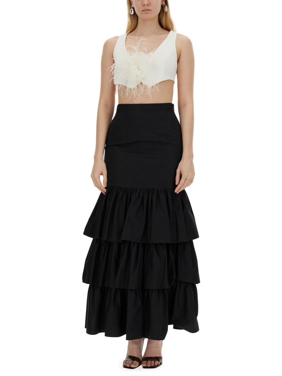 MOSCHINO COUTURE Couture Vest with Rose Detail - Size 40