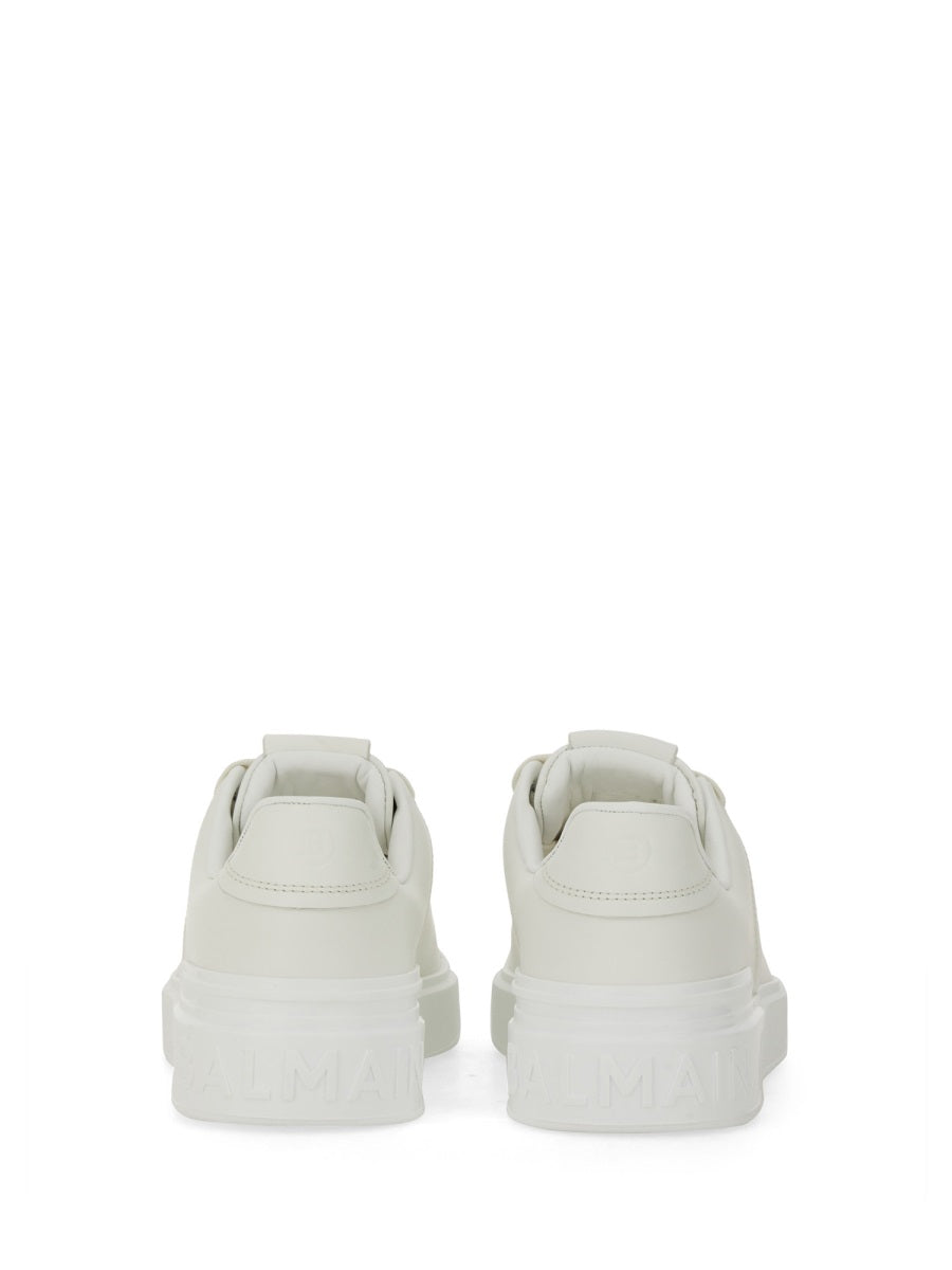 BALMAIN B-Court Women's Sneakers with 3 cm Rubber Sole