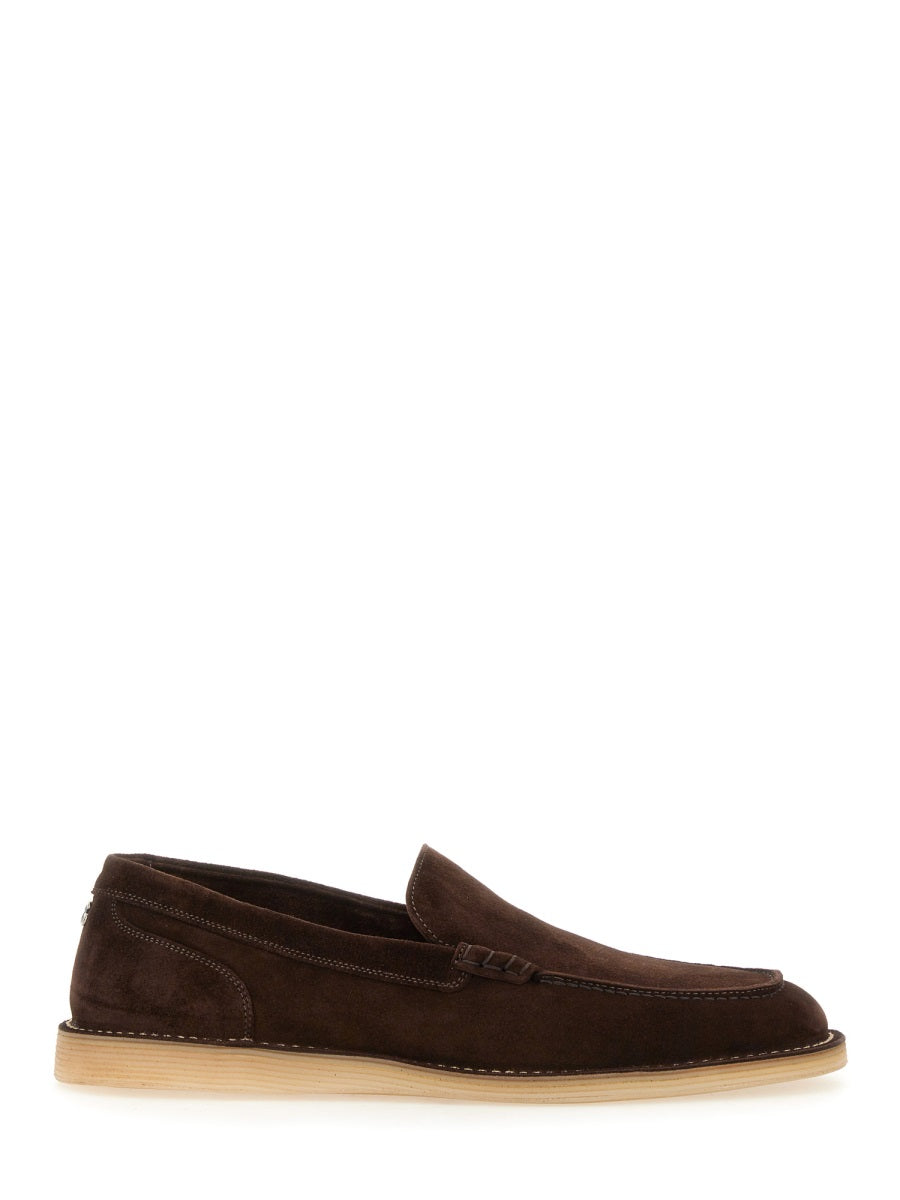 DOLCE & GABBANA Suede Loafer for Men - FW24 Collection