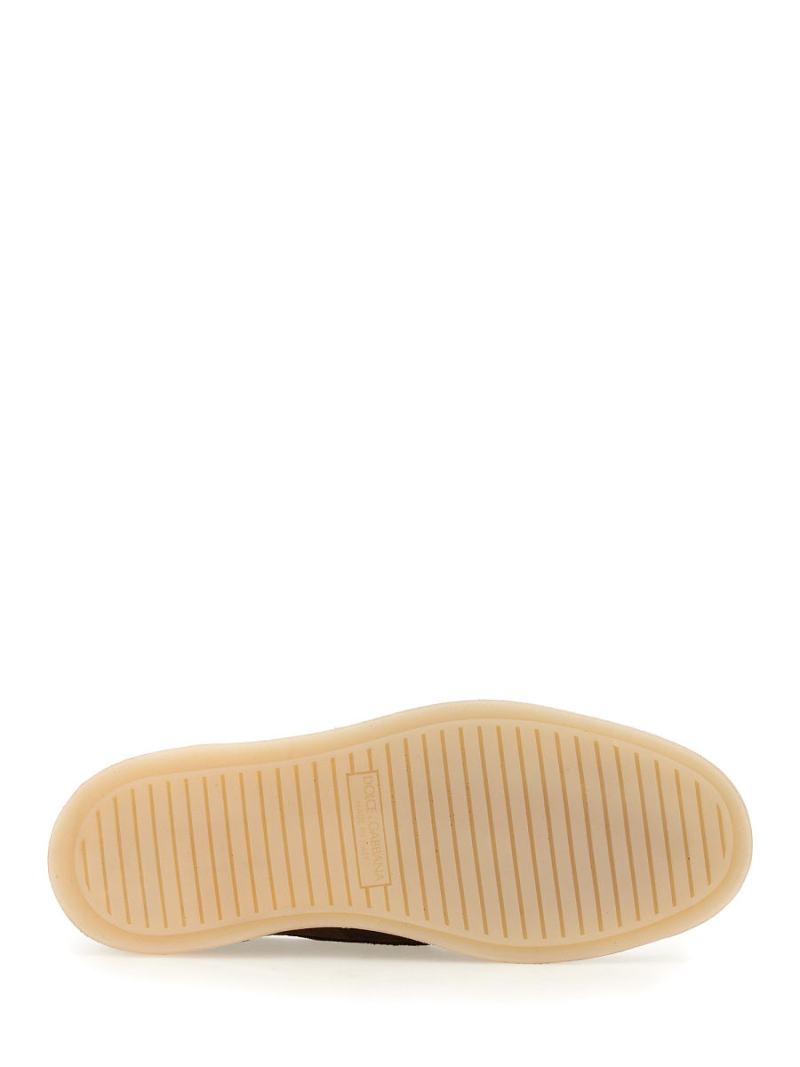 DOLCE & GABBANA Suede Loafer for Men - FW24 Collection