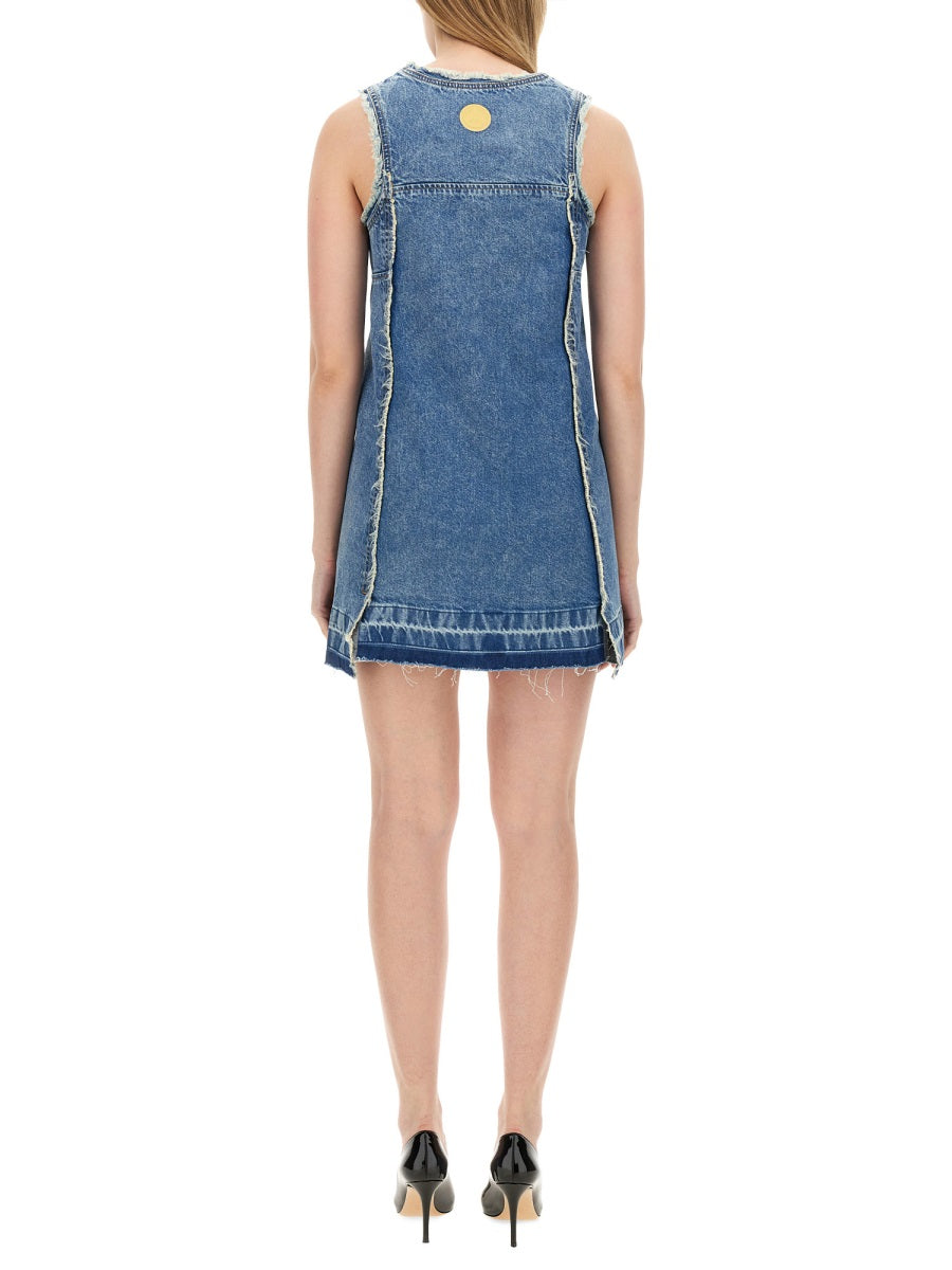 MOSCHINO JEANS Chic Denim Mini Dress for Women