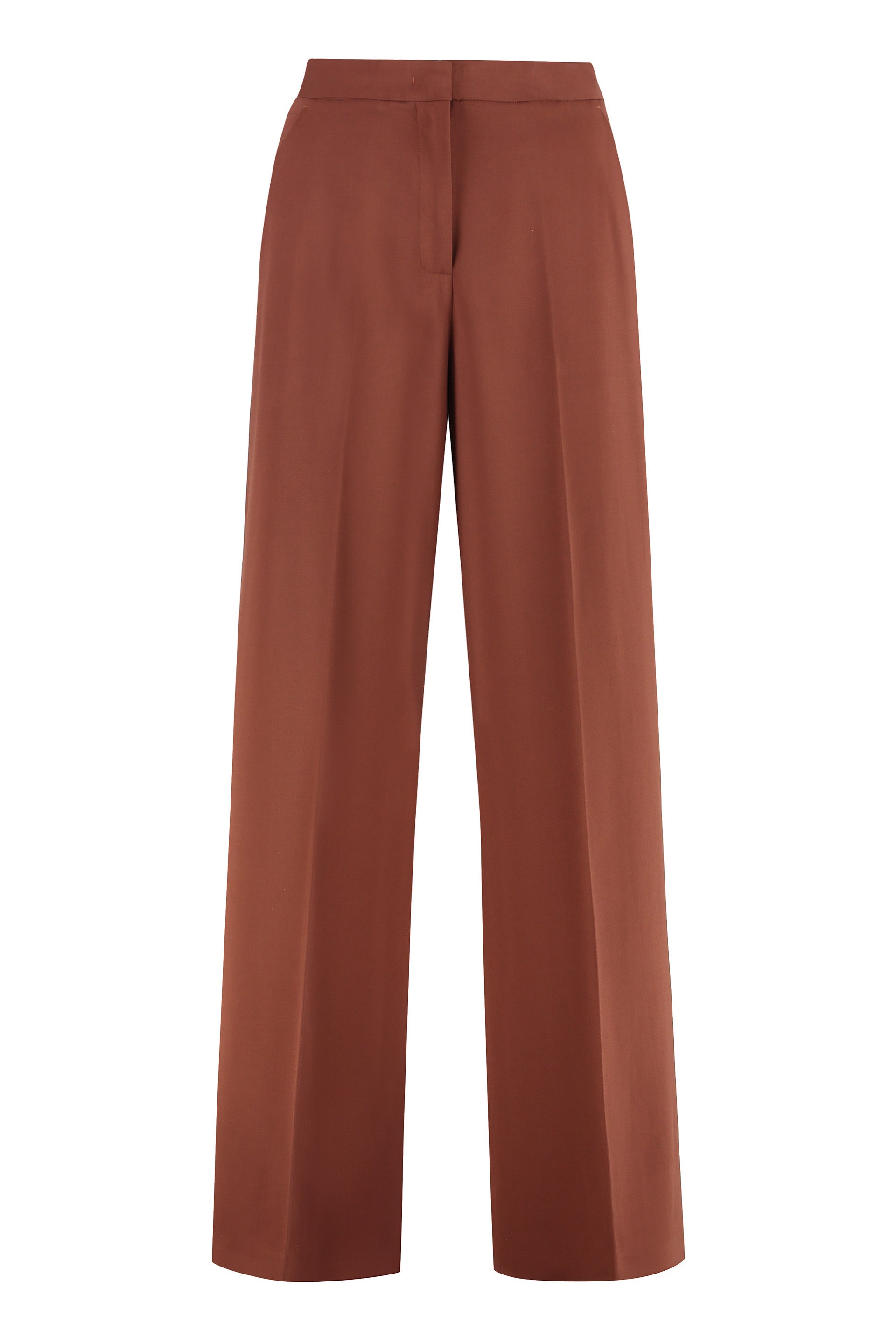 PINKO High-Waist Wide-Leg Trousers