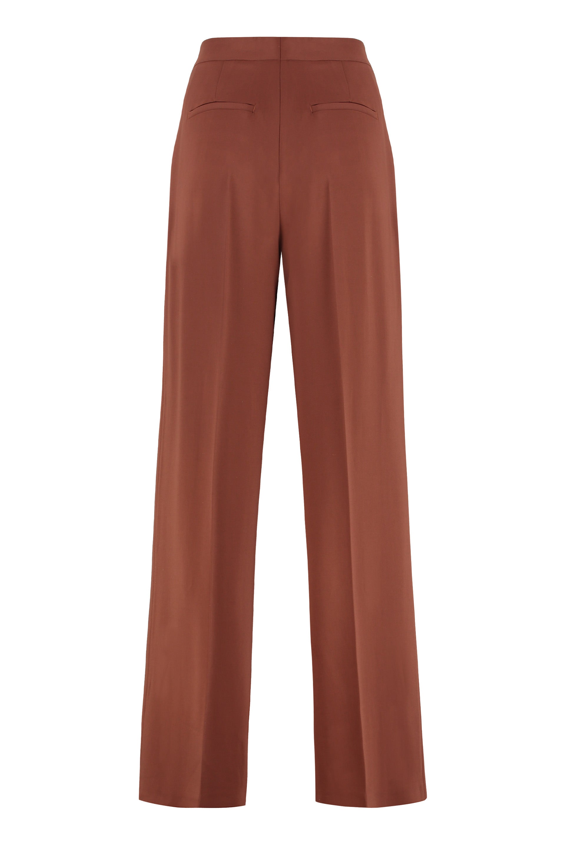 PINKO High-Waist Wide-Leg Trousers