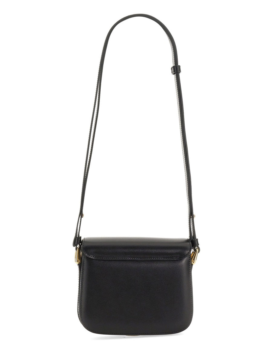 A.P.C. Mini Leather Shoulder Bag - 13 cm x 17.5 cm x 7 cm