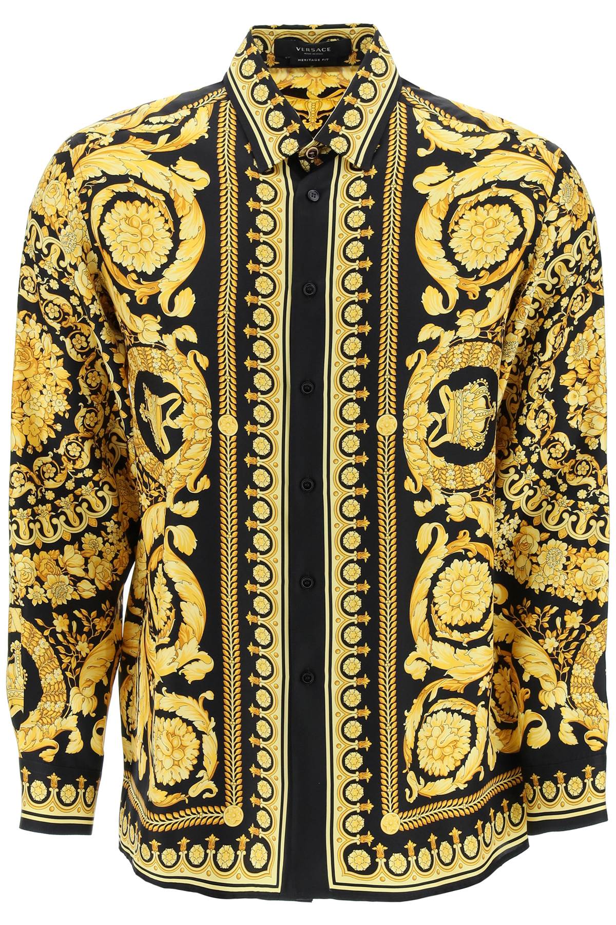 VERSACE Printed Silk Shirt for Men - SS25 Collection