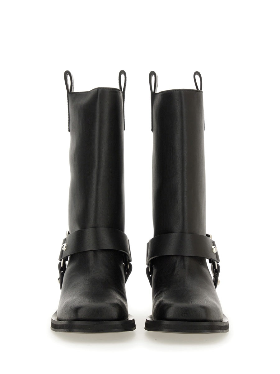 GANNI Biker Boots with 4cm Heels