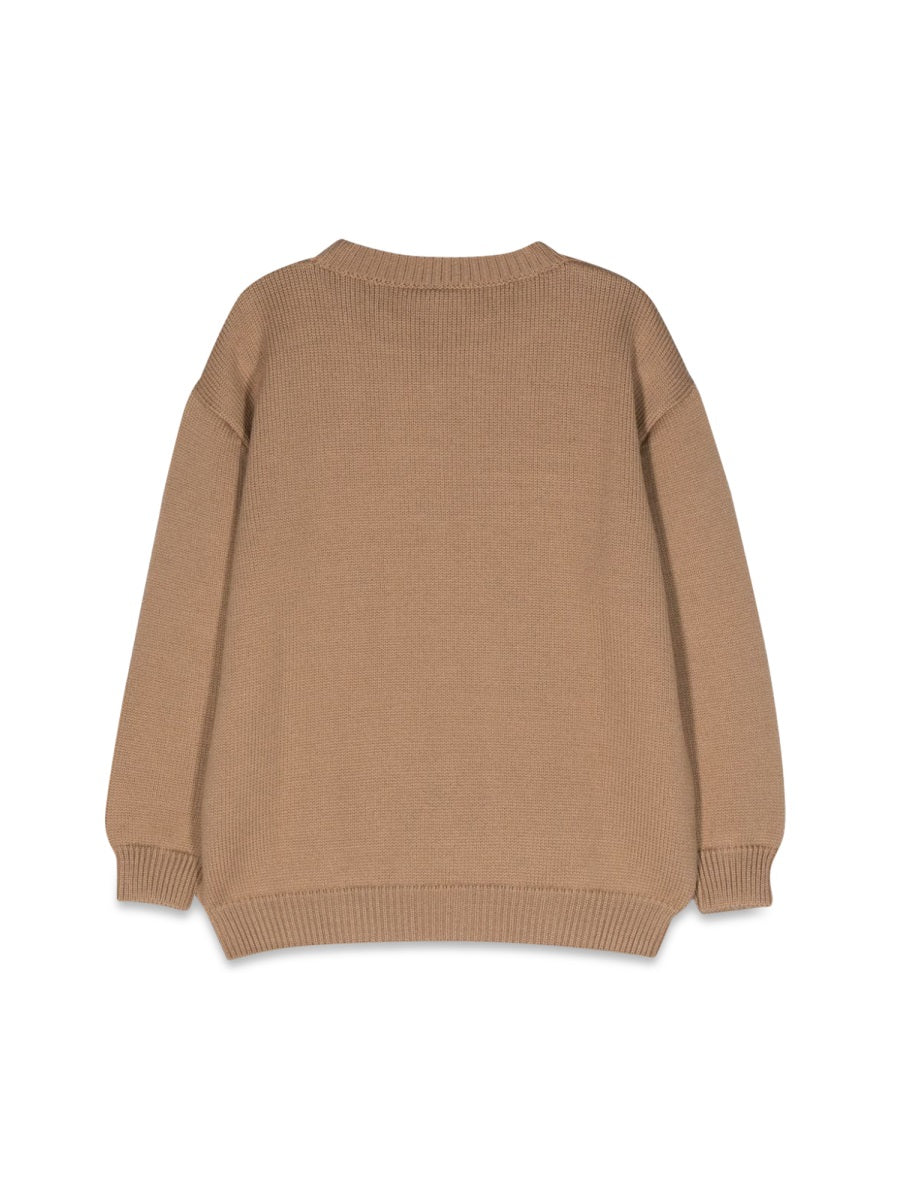 Girls' Mini Pullover Sweater with Fendi ROME Design