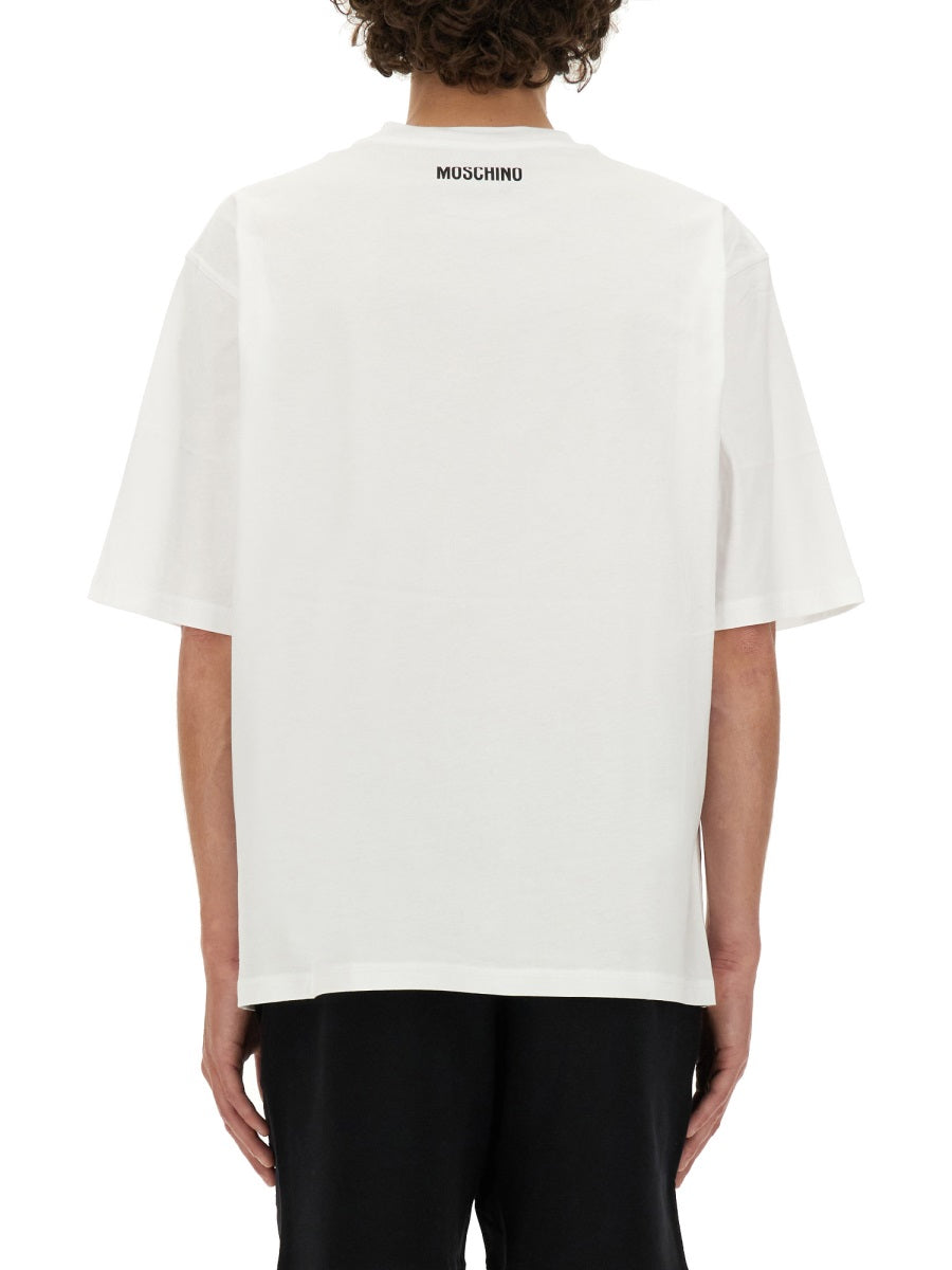 MOSCHINO Classic Logo T-Shirt - Size L
