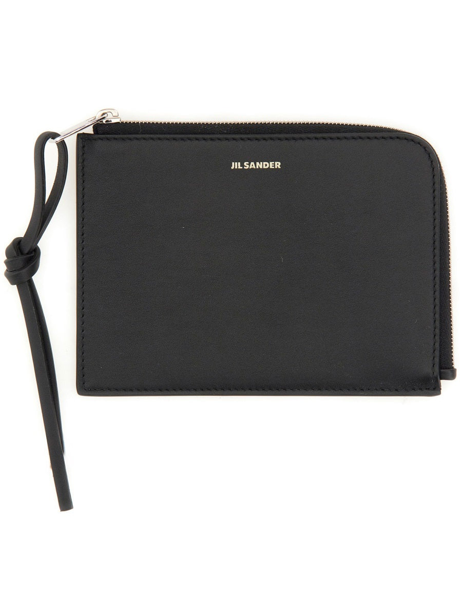 JIL SANDER Classic Leather Wallet with Logo
