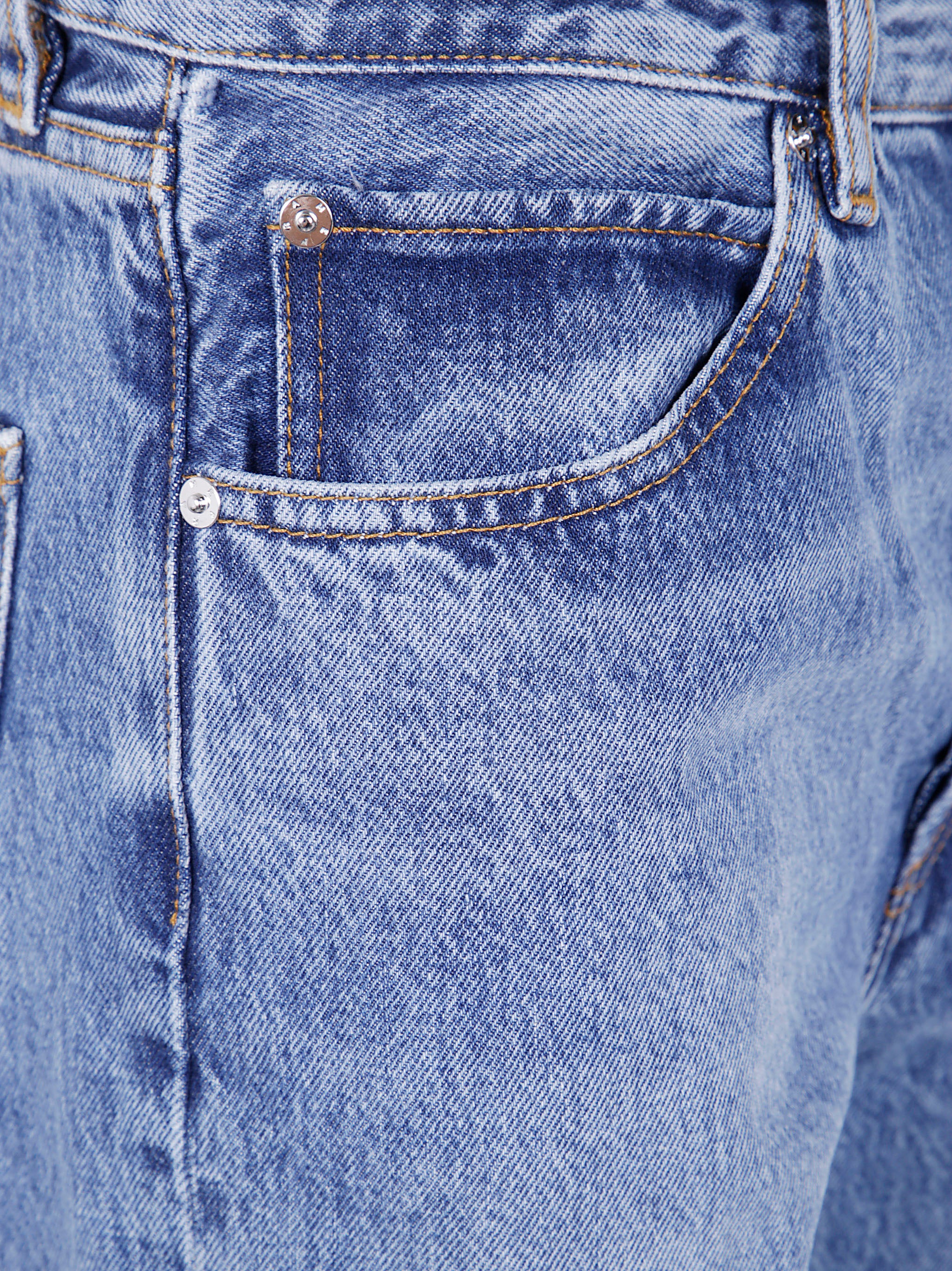 FRAME High Rise Straight Leg Jeans