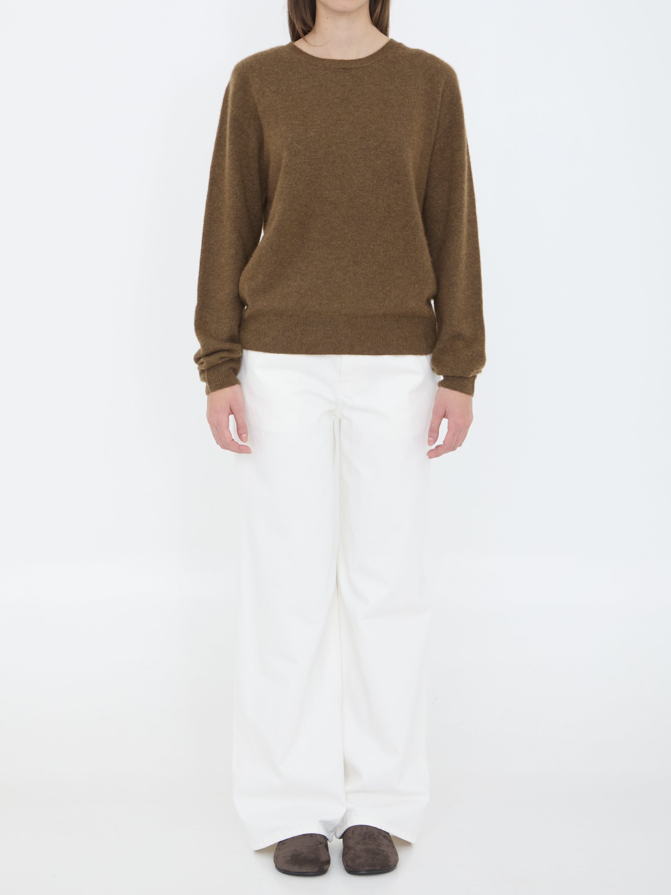 THE ROW LORYNNA Cashmere and Silk Sweater - Regular Fit